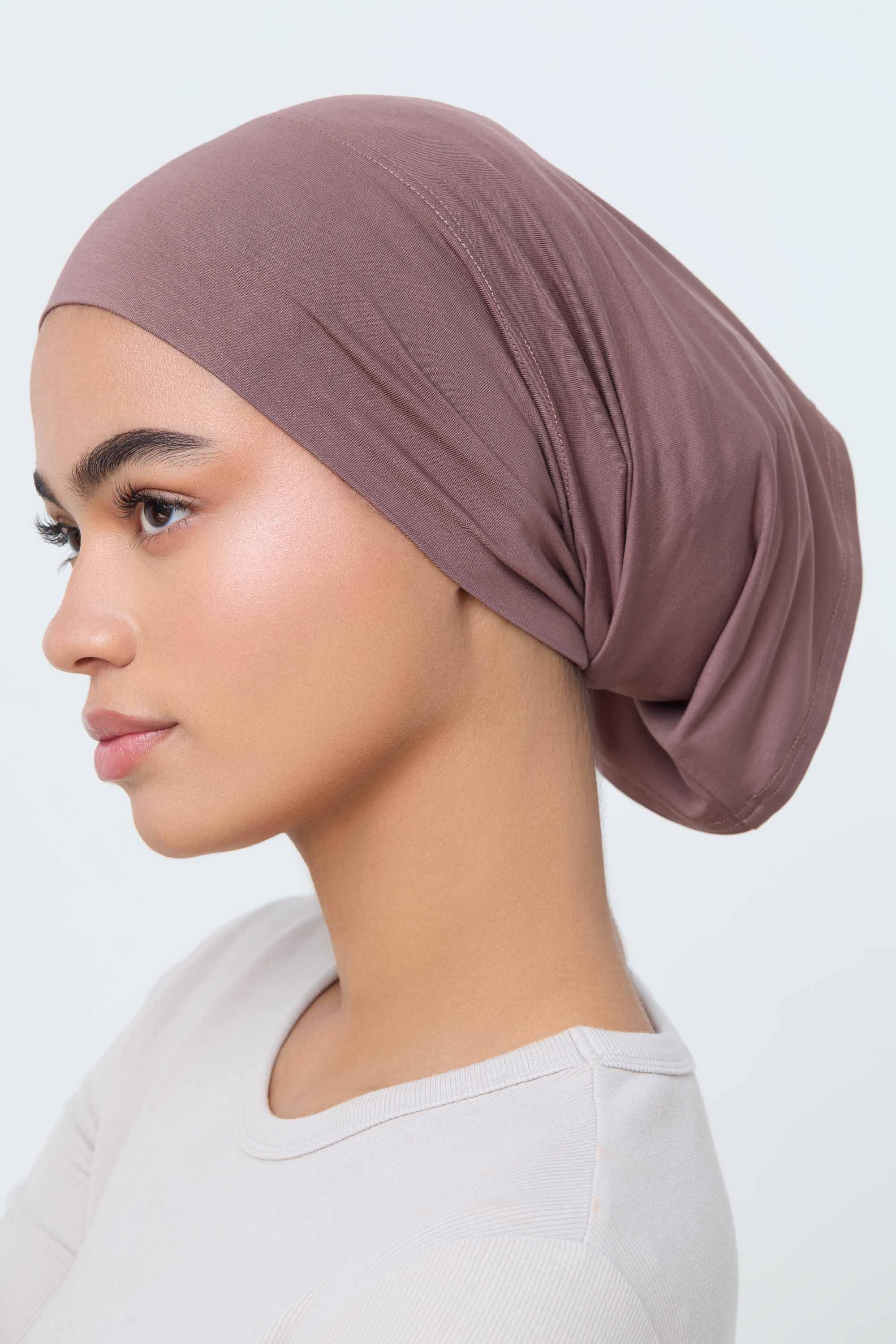 Bamboo Jersey Undercap - Dark Mauve Accessories Veiled 