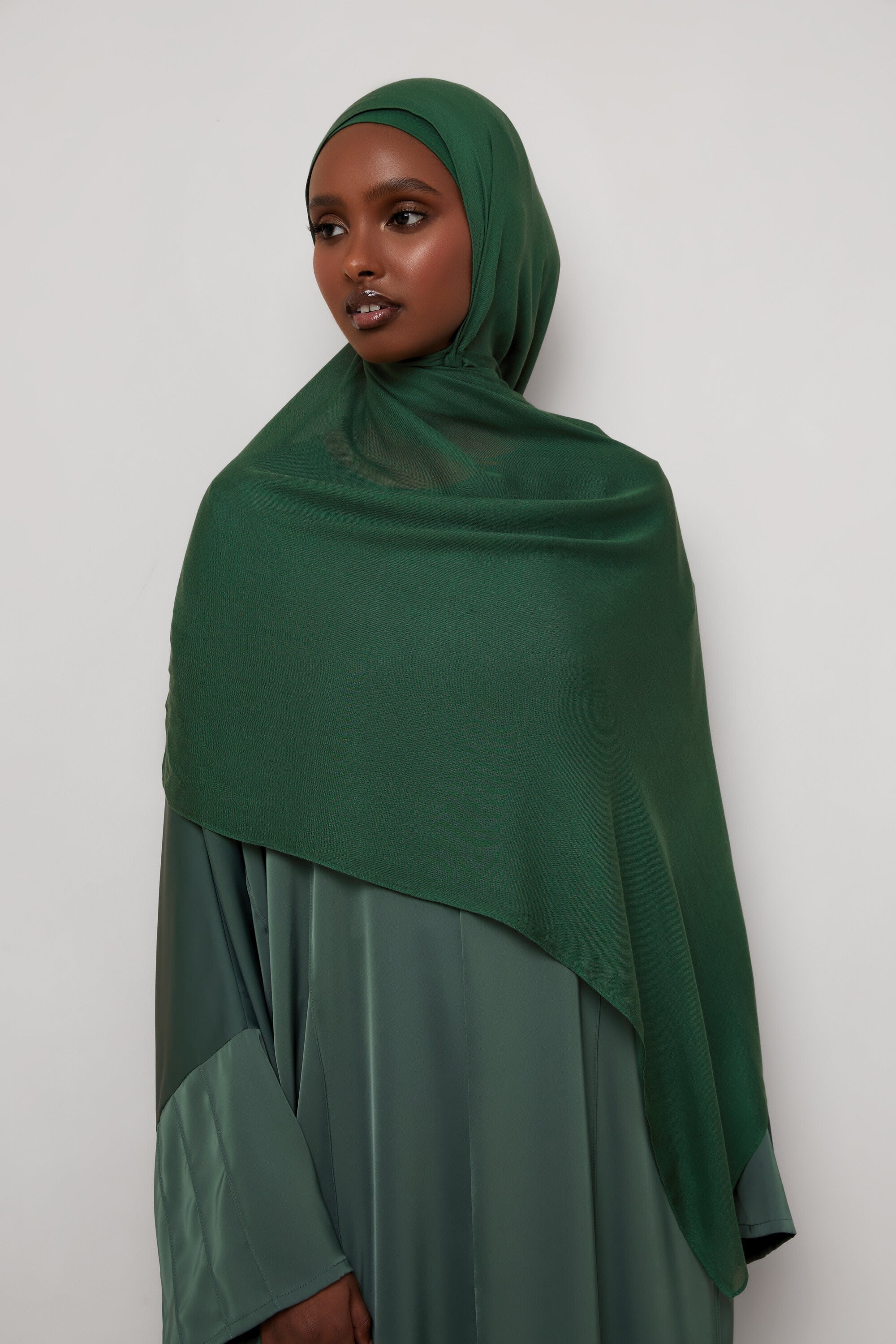 Bamboo Woven Hijab - Cilantro Veiled 