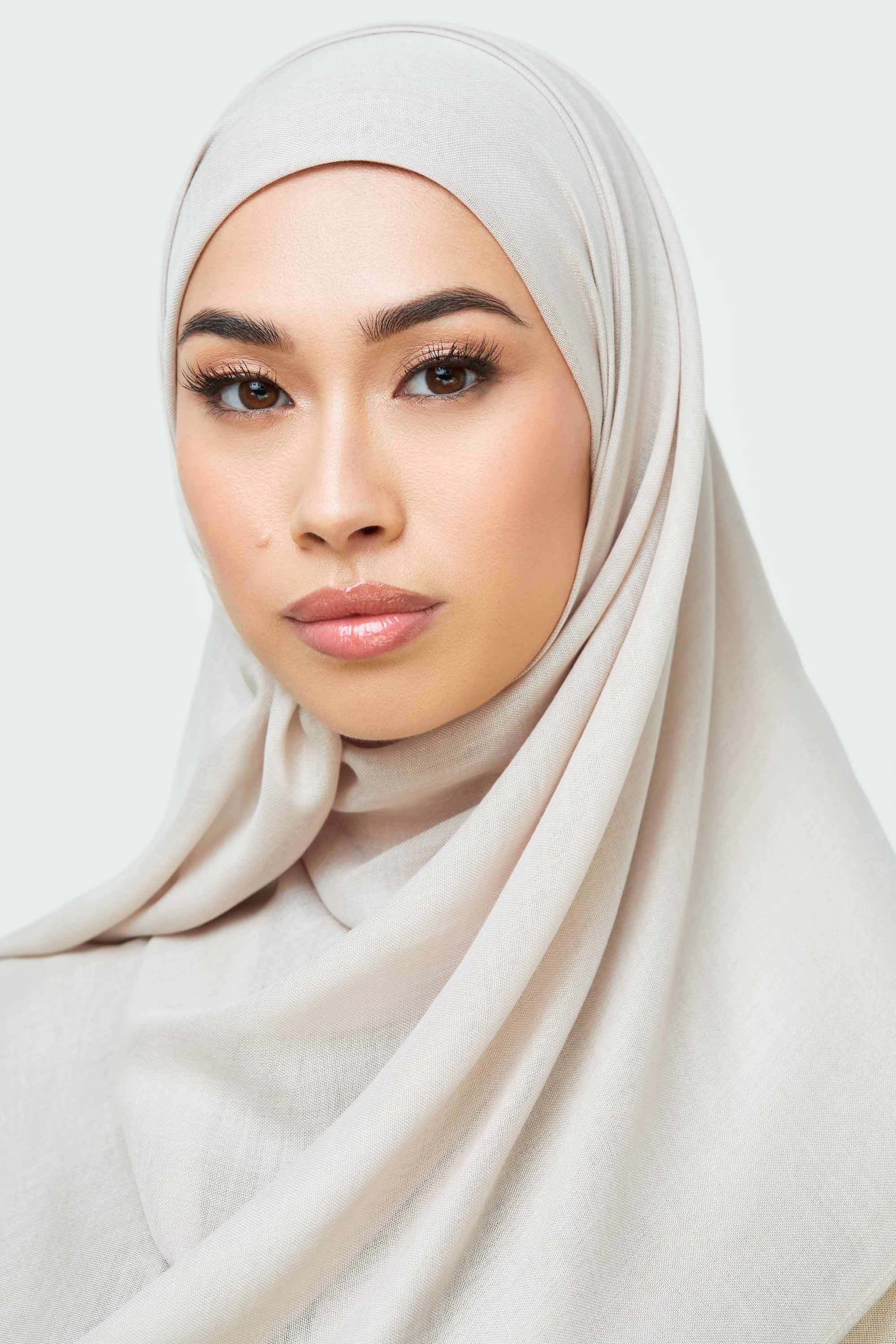 Bamboo Woven Hijab - Cloud Veiled 