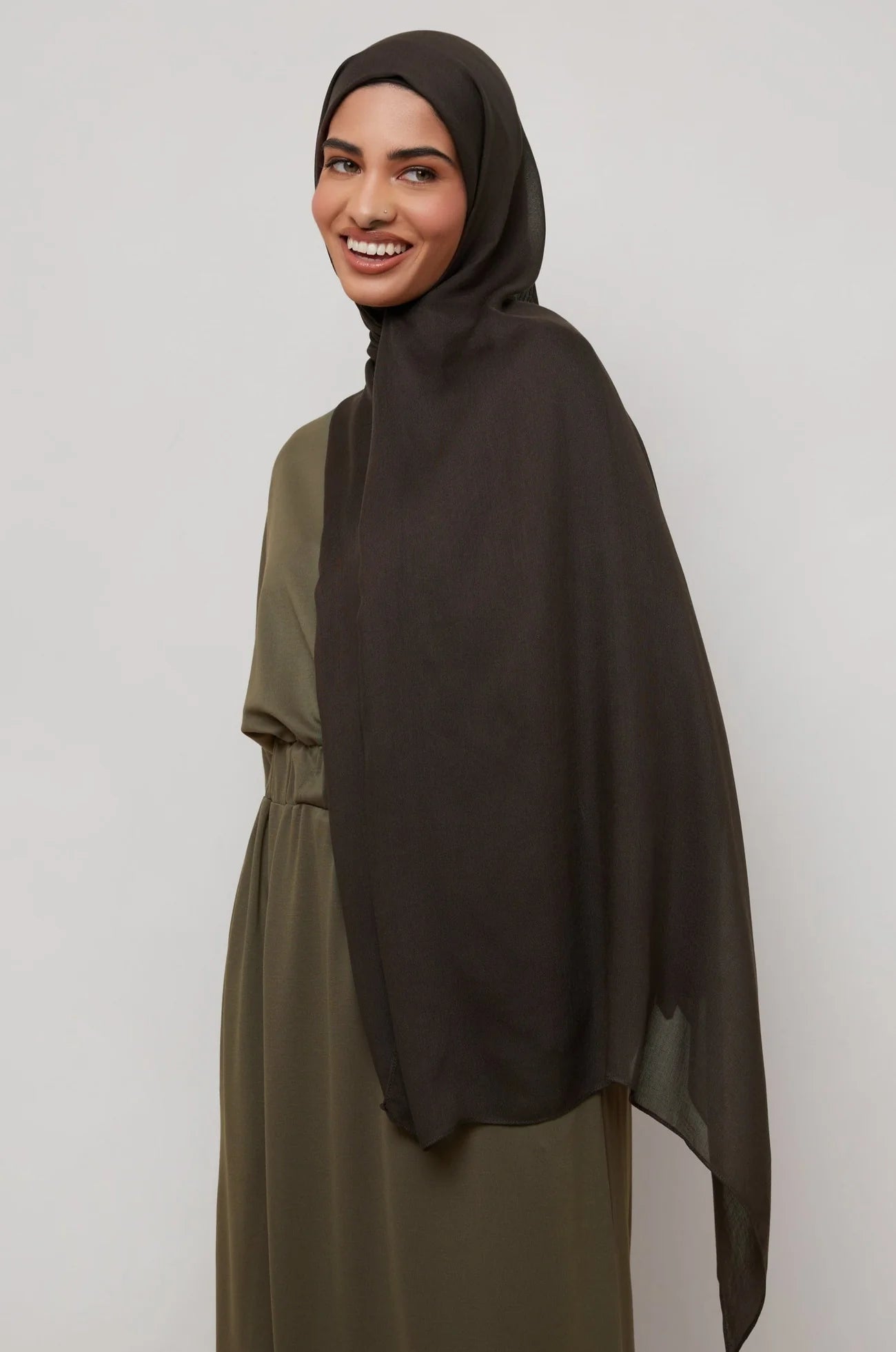 Bamboo Woven Hijab & Matching Undercap Set - Java Veiled 