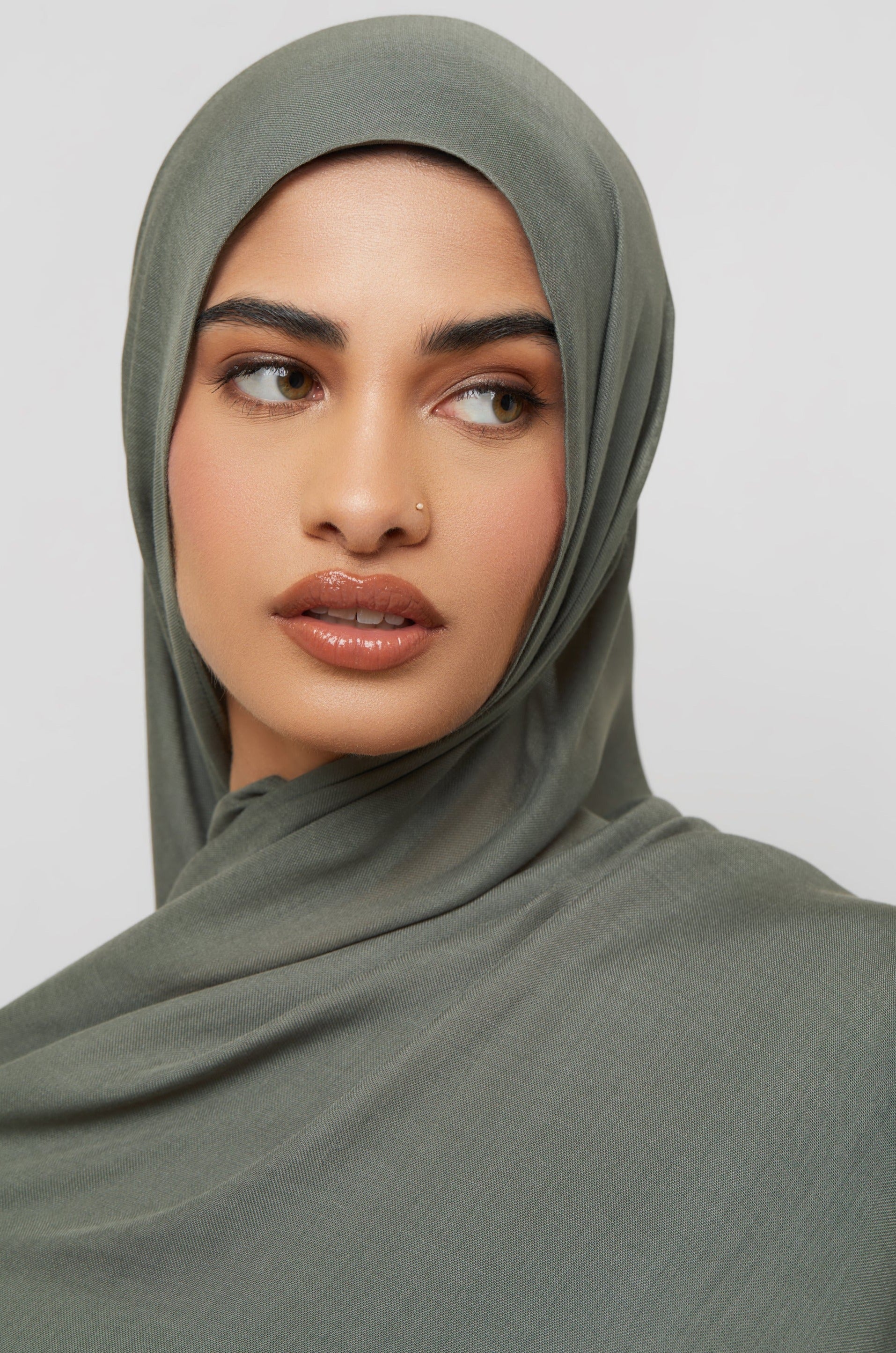 Bamboo Woven Hijab - Muted Basel Veiled 