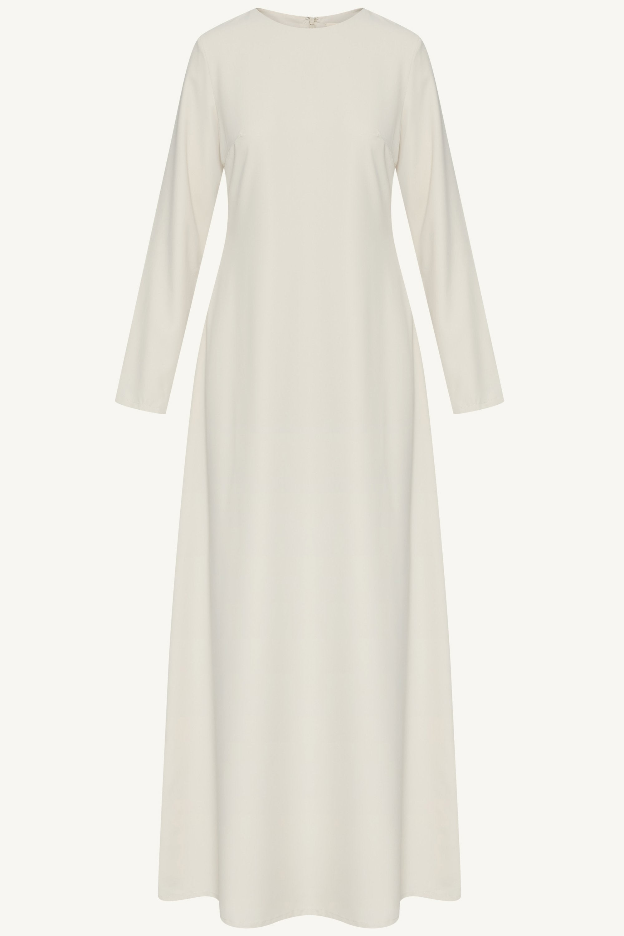 Basic Long Sleeve Maxi Dress - Stone Dresses Veiled 