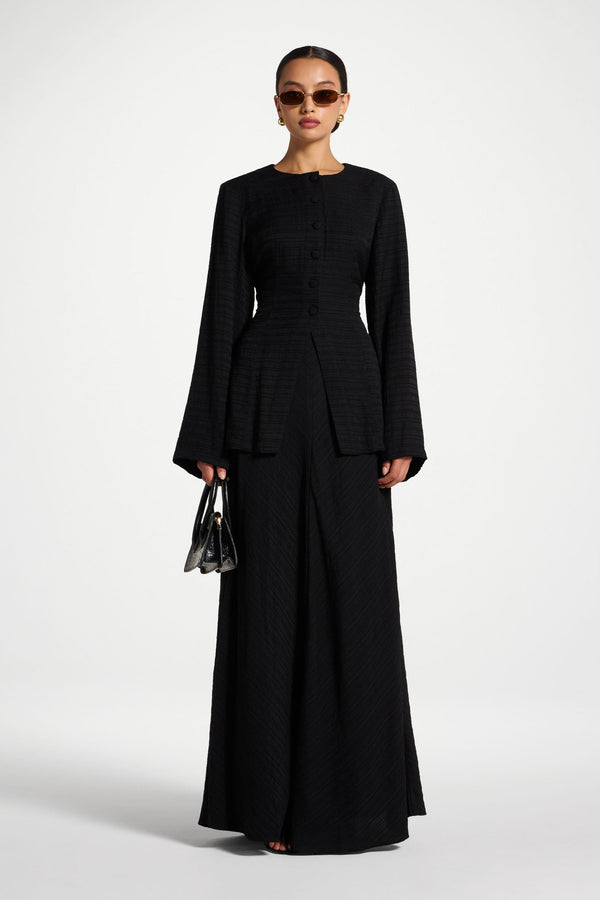Bias Skirt - Black Abayas Veiled 