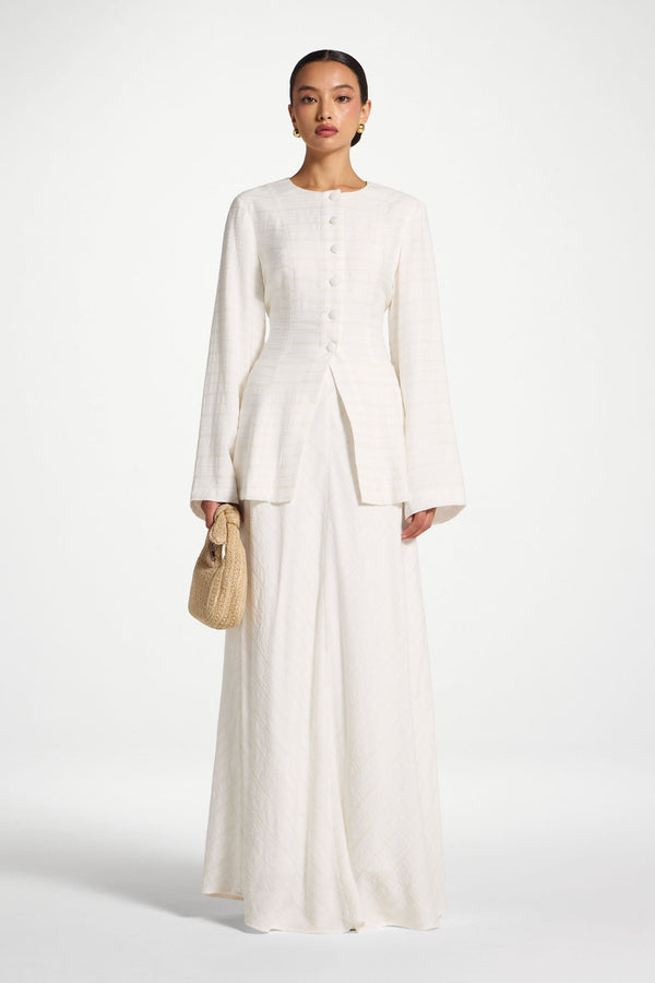 Bias Skirt - Natural Abayas Veiled 