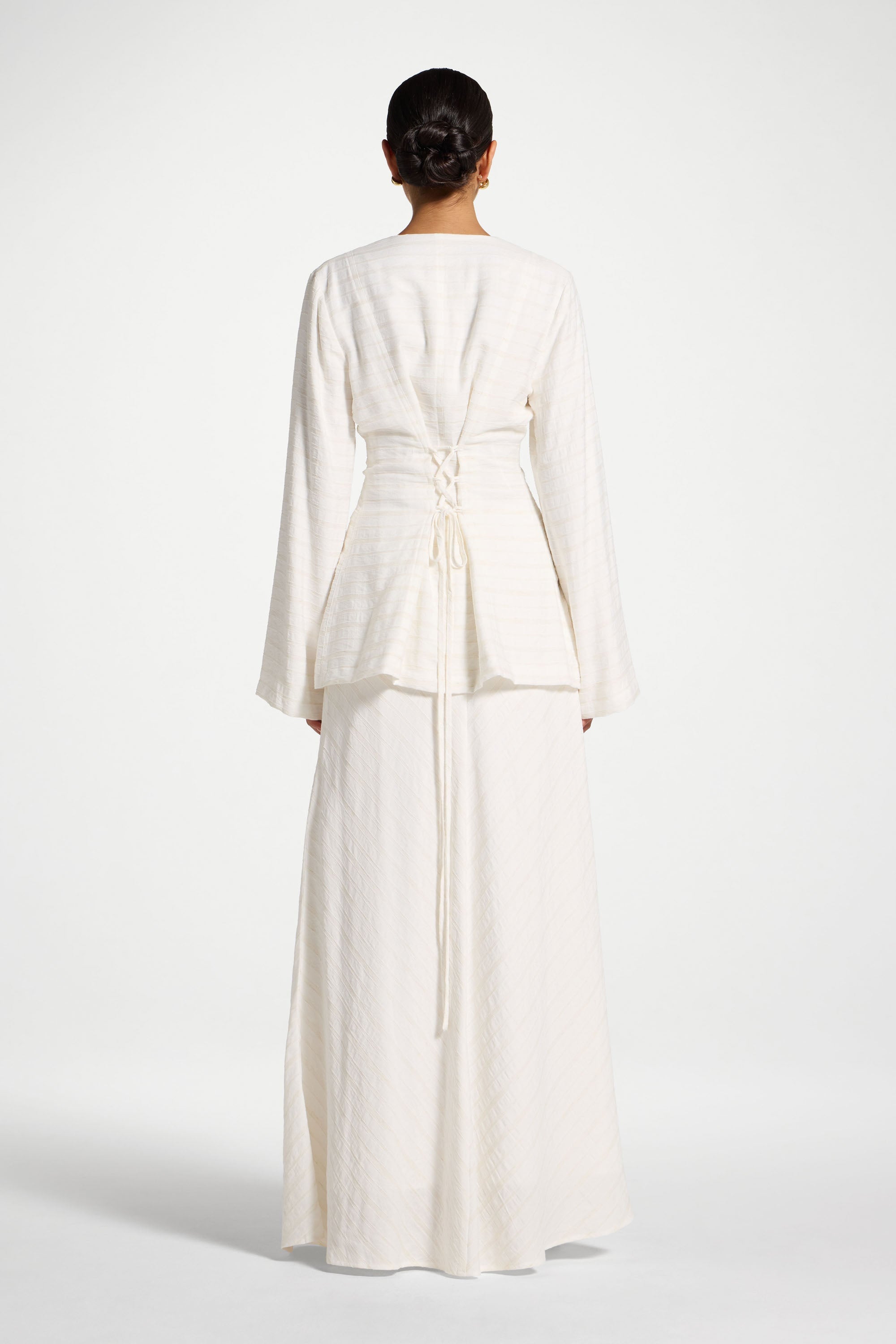 Bias Skirt - Natural Abayas Veiled 