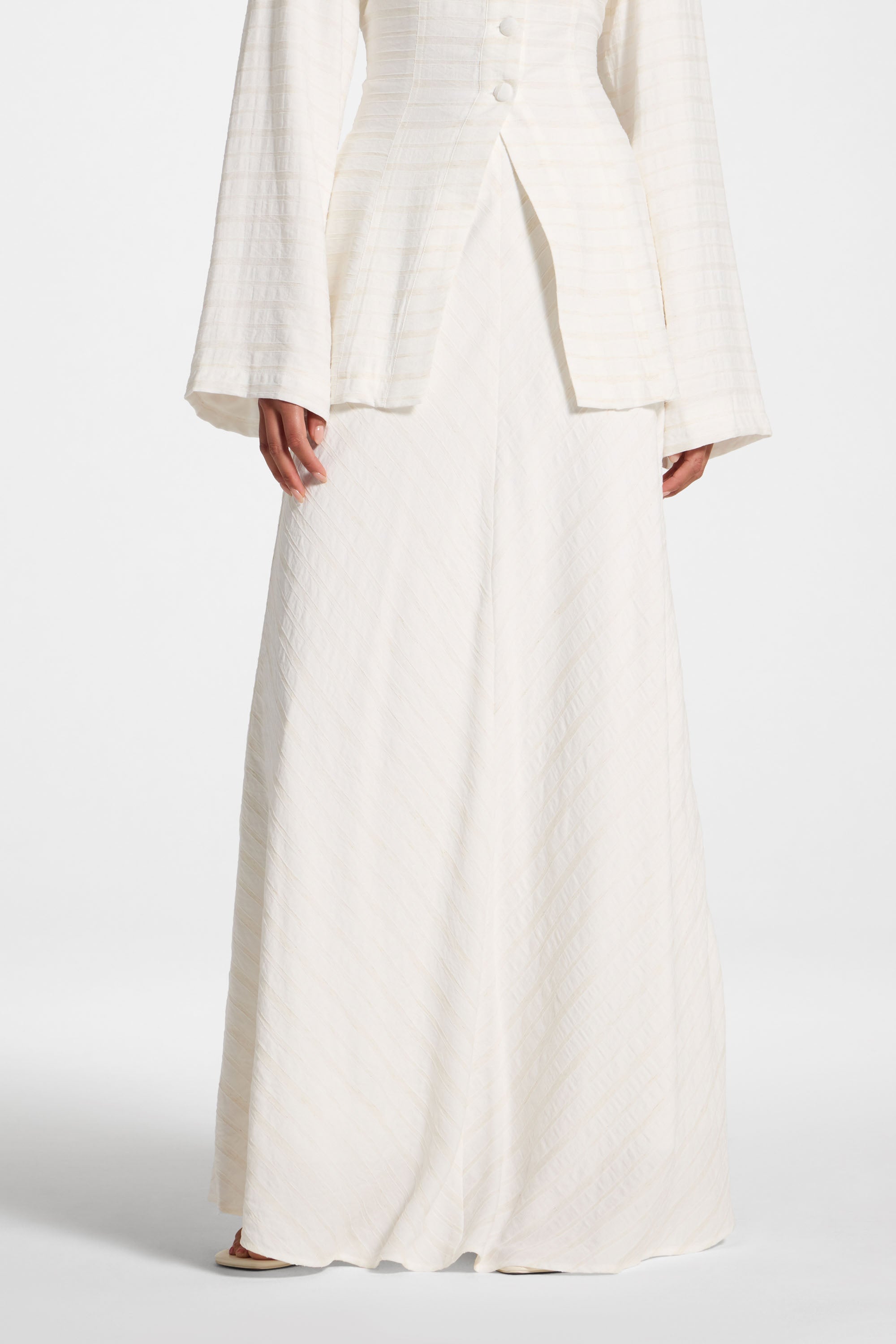 Bias Skirt - Natural Abayas Veiled 