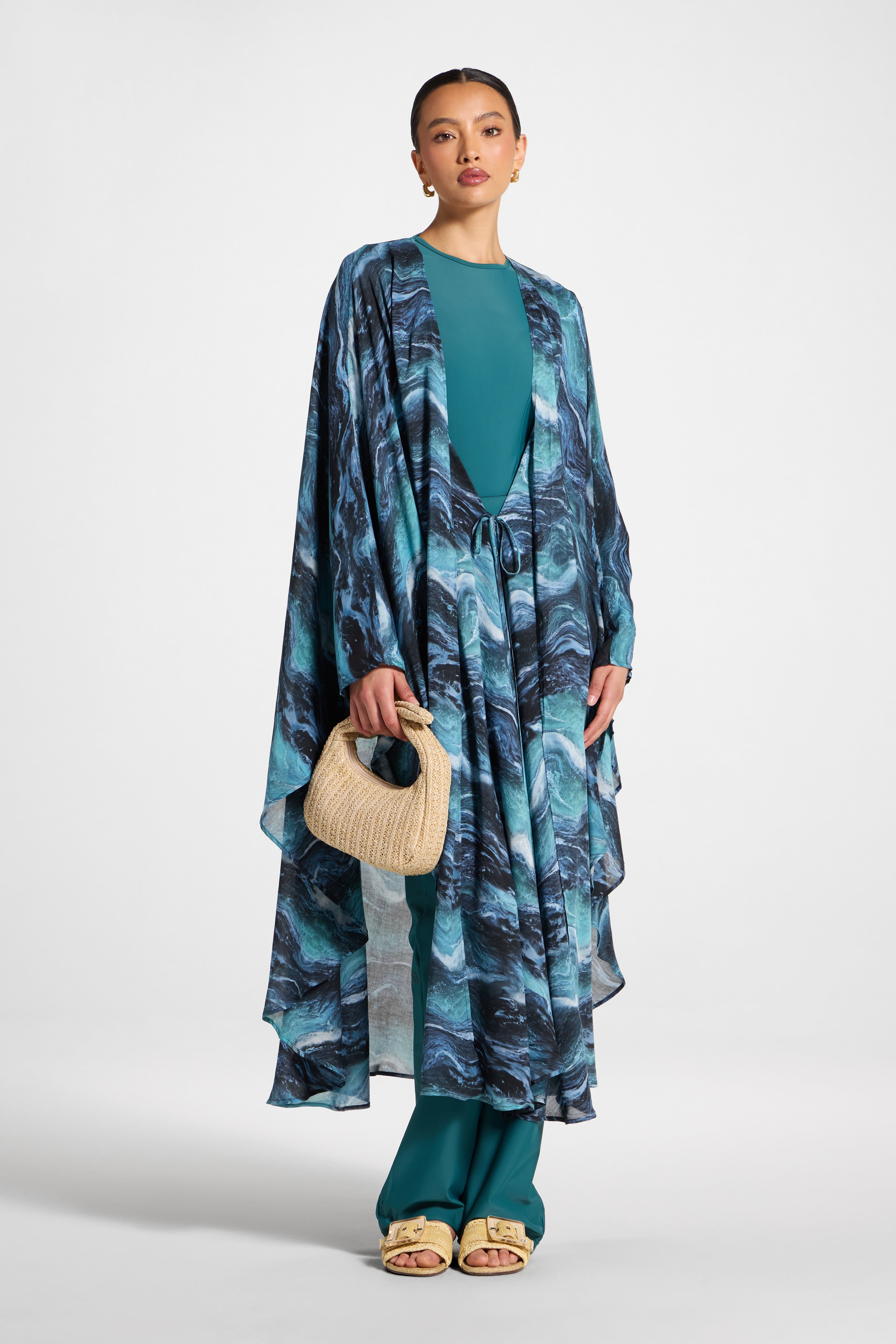 Cardigan Cover Up - Ocean Ripple Swim Veiled 