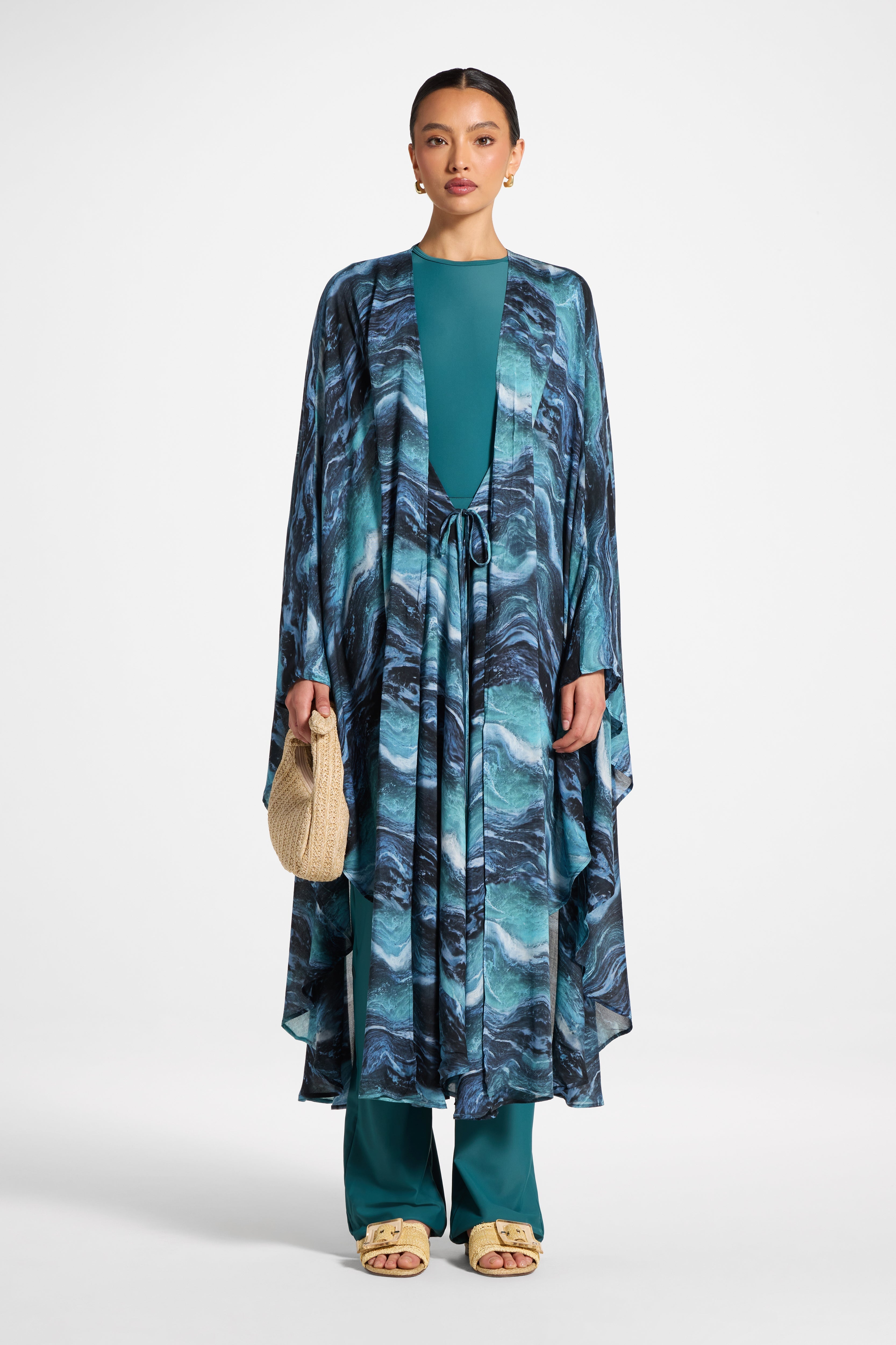 Cardigan Cover Up - Ocean Ripple Swim Veiled 