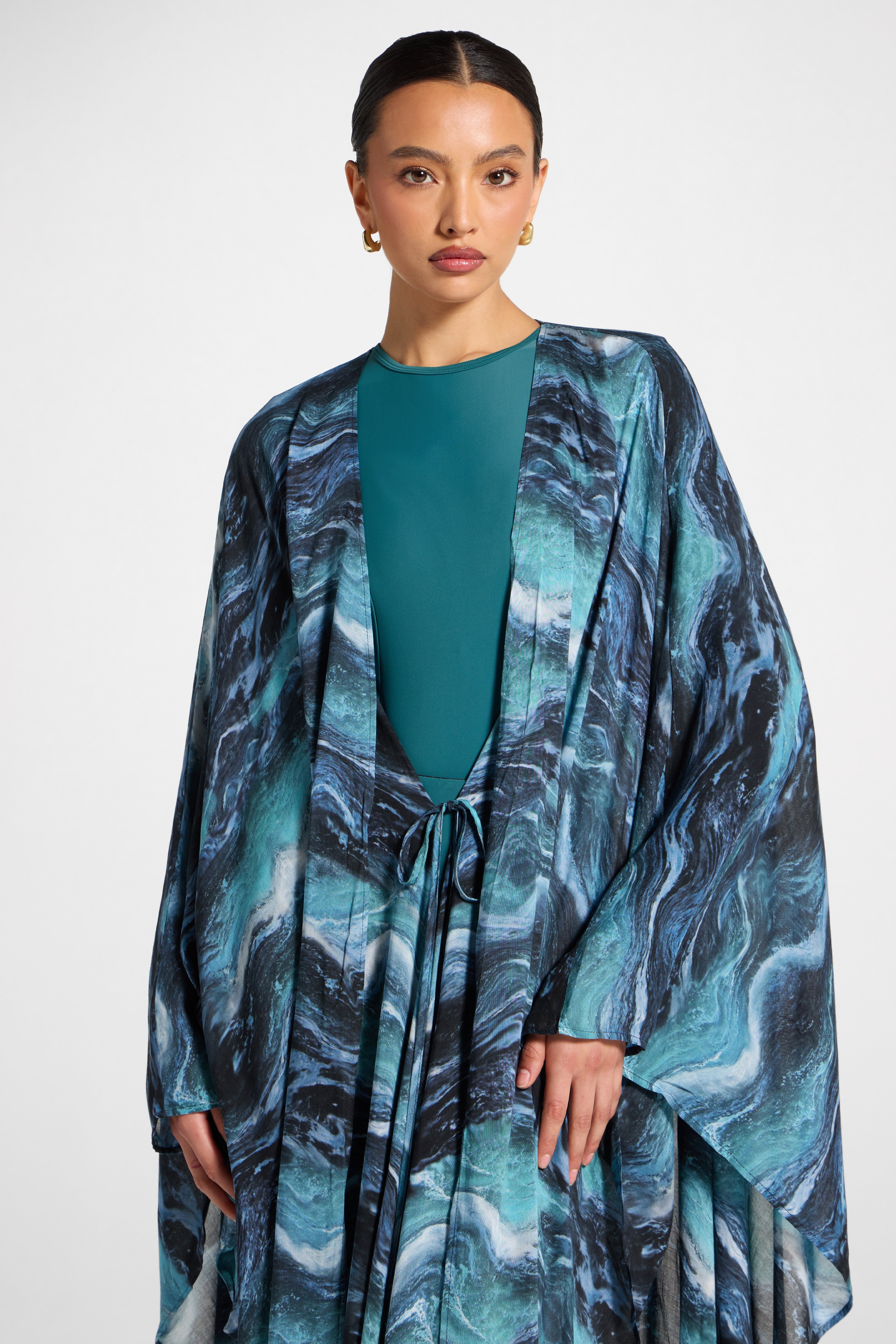 Cardigan Cover Up - Ocean Ripple Swim Veiled 