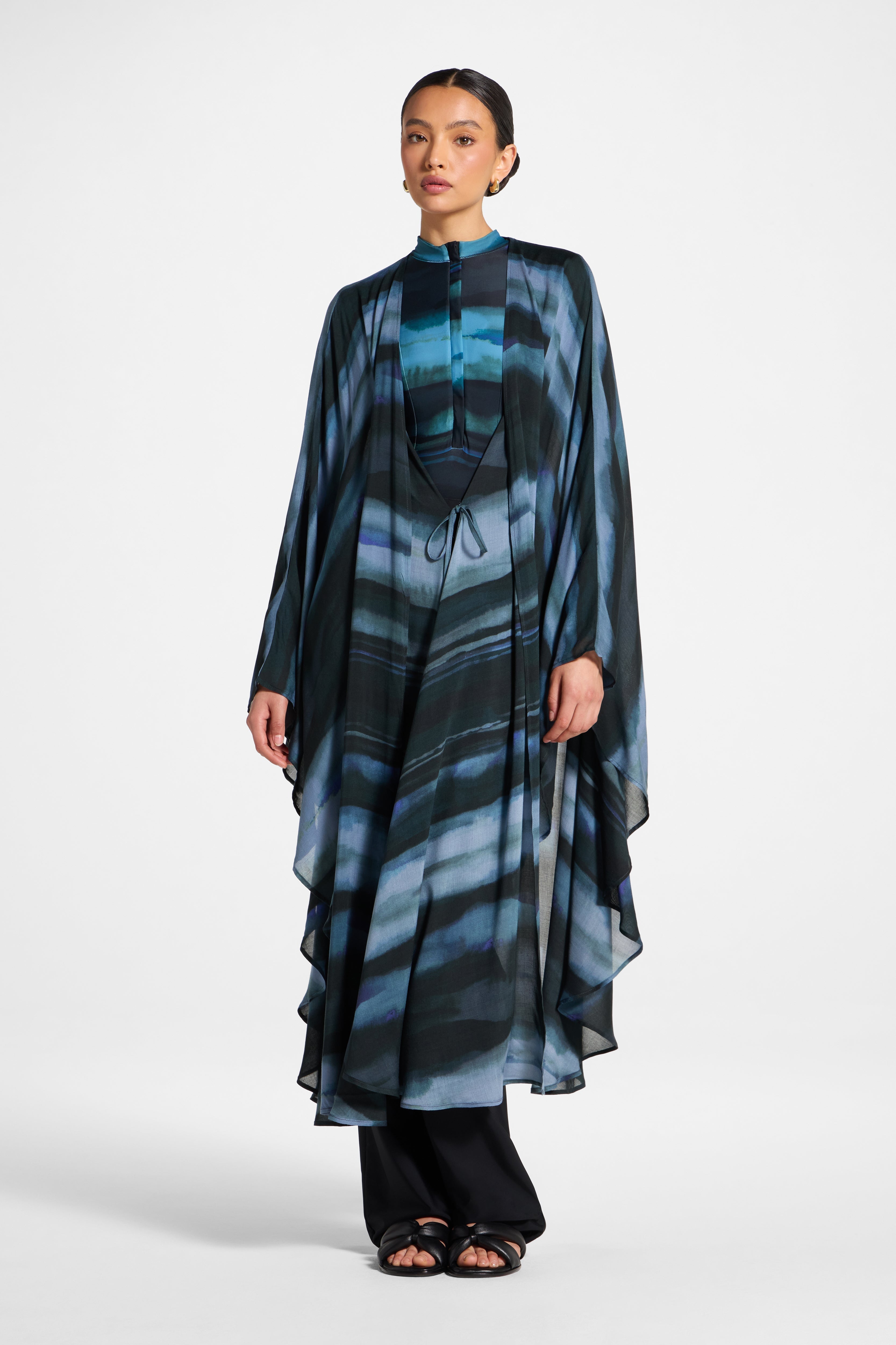 Cardigan Cover Up - Twilight Waves Swim Veiled 