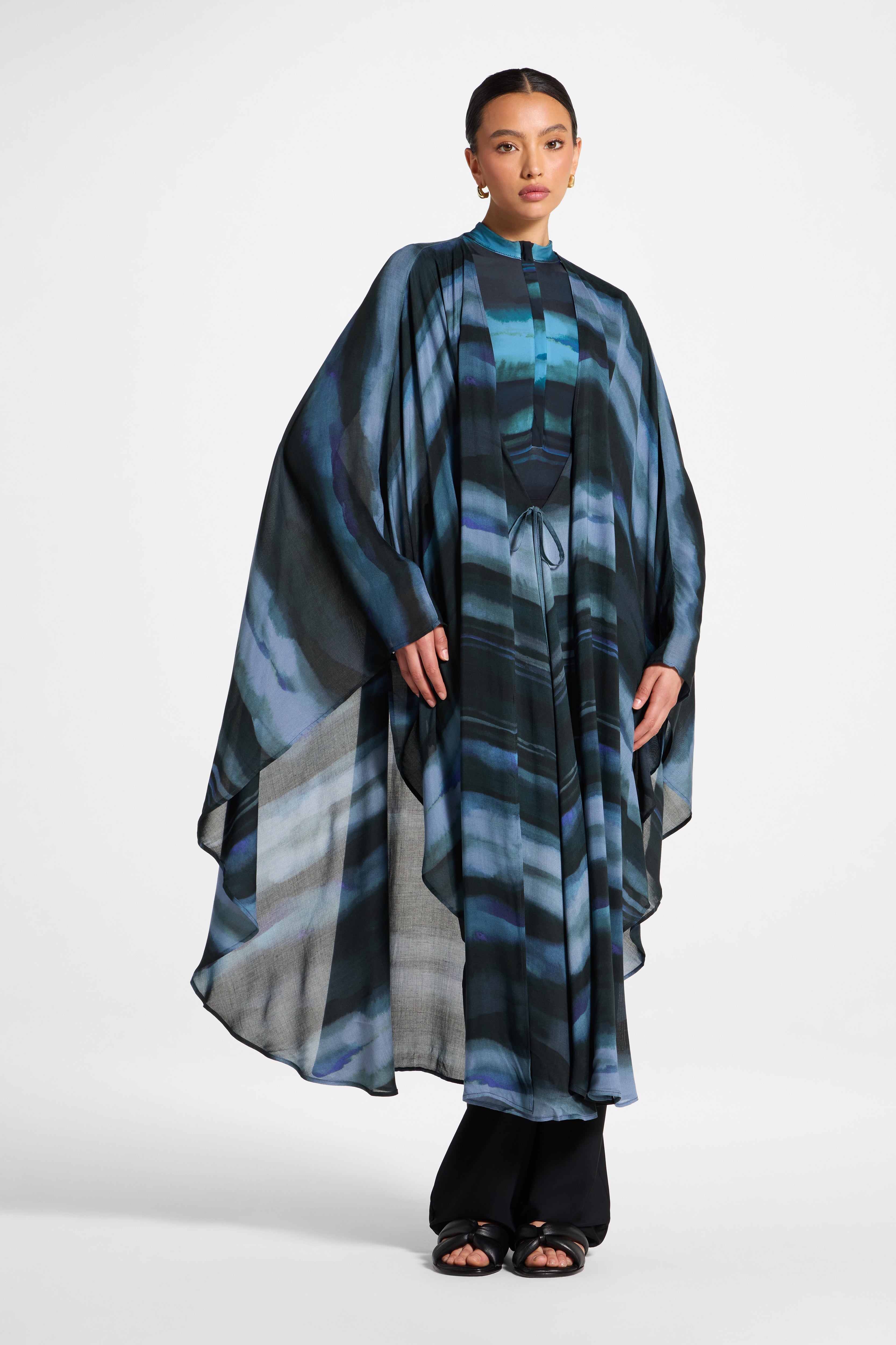 Cardigan Cover Up - Twilight Waves Swim Veiled 