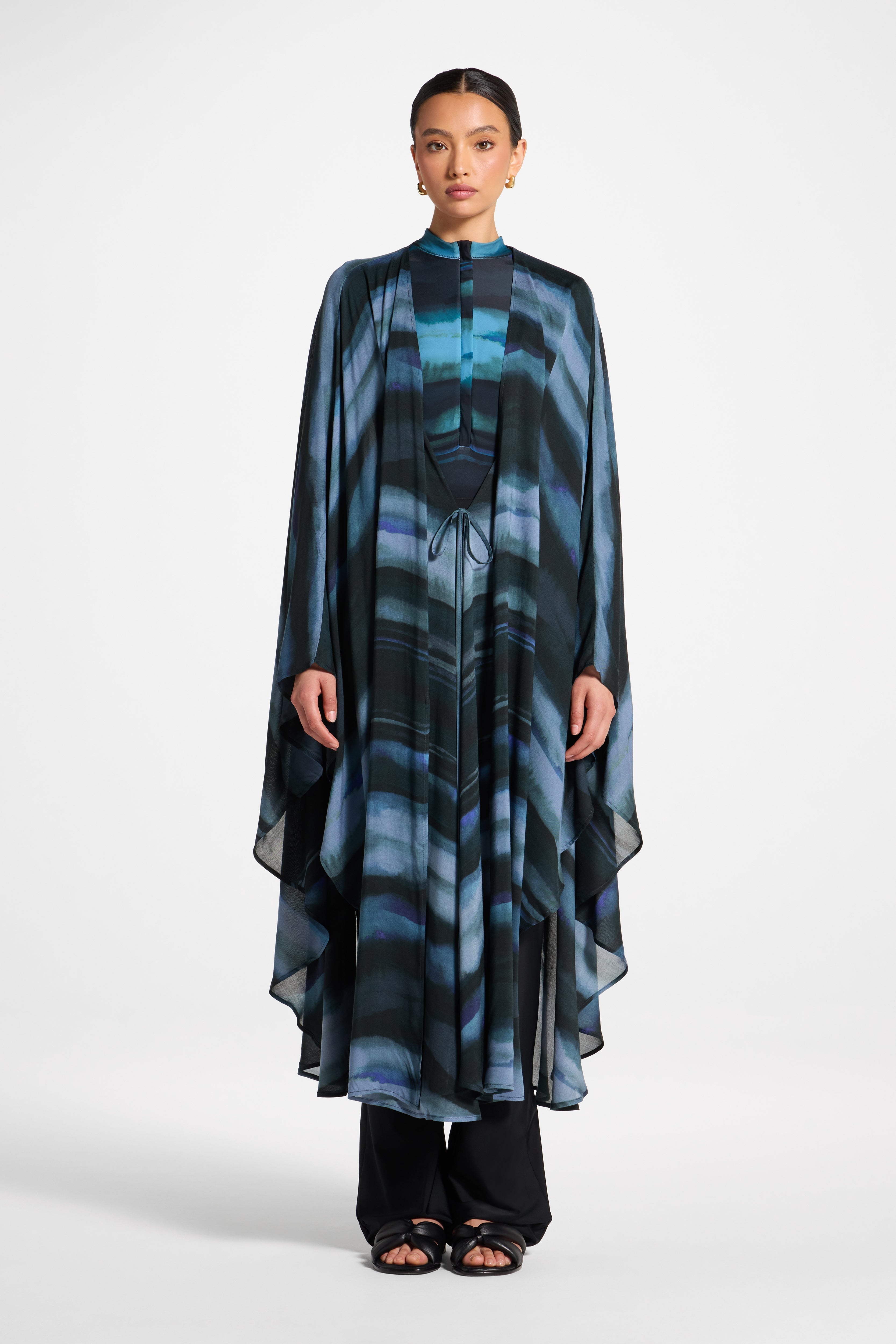 Cardigan Cover Up - Twilight Waves Swim Veiled 