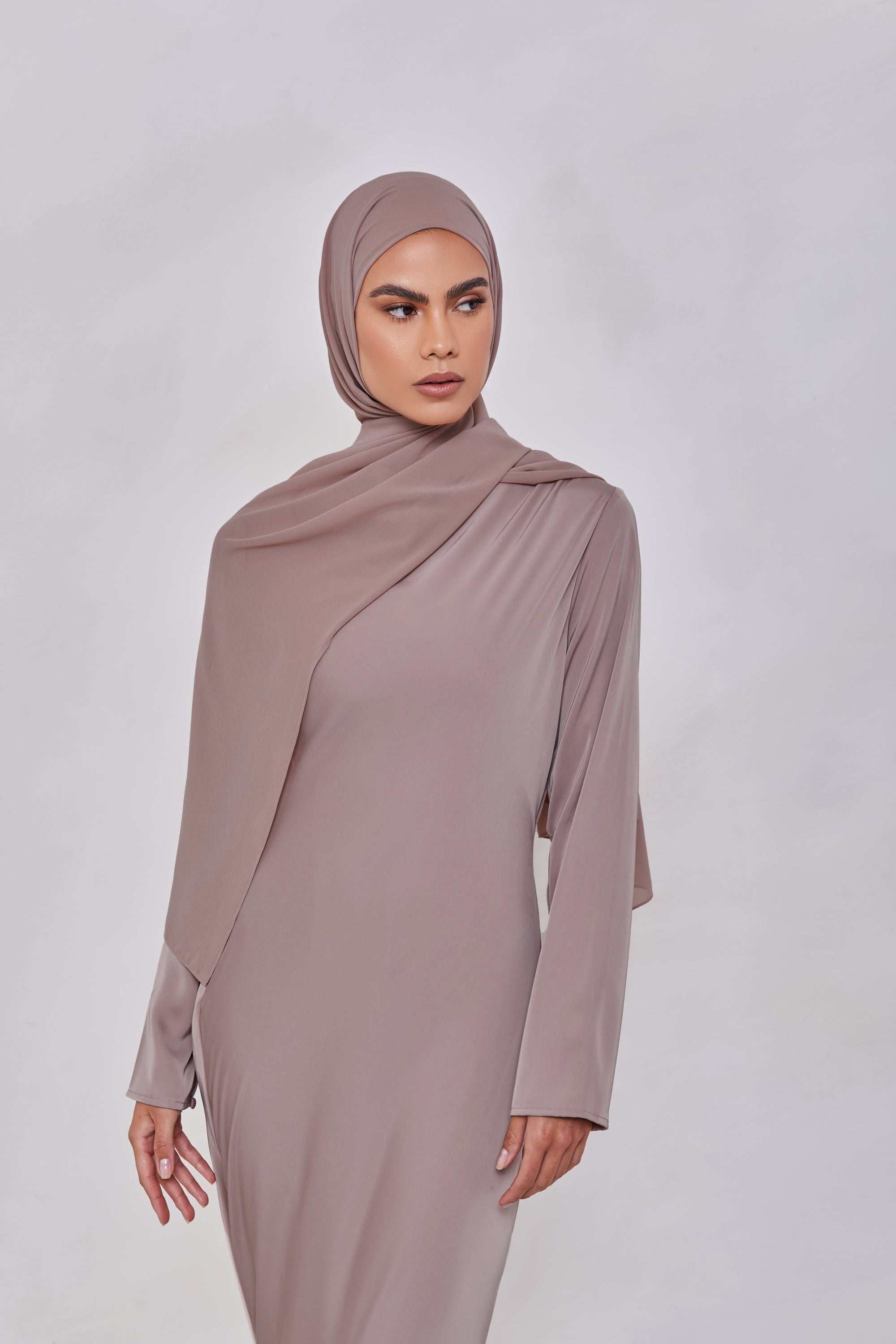 Chiffon LITE Hijab - Mink Hijabs Veiled 