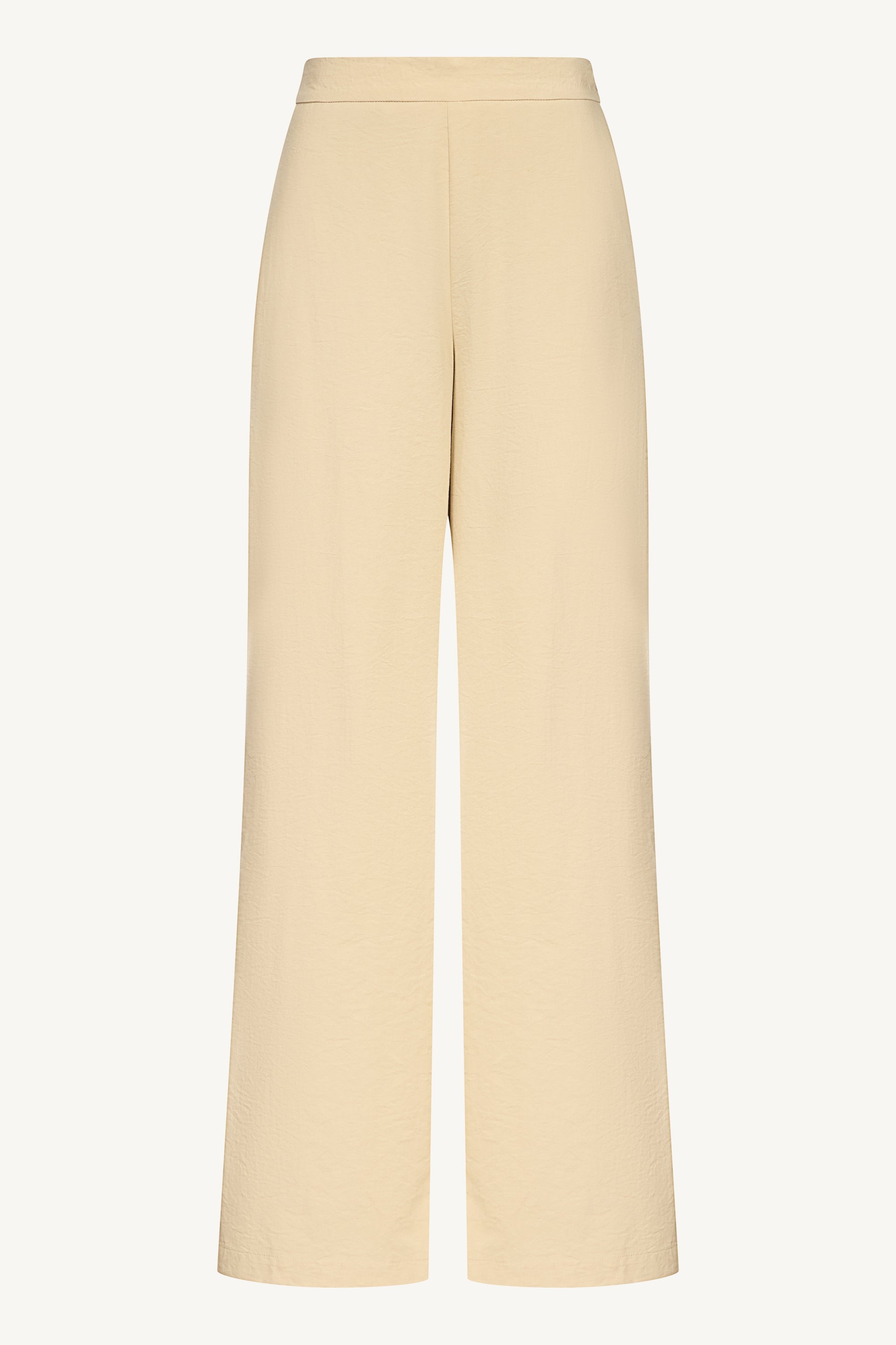 Cotton Blend Wide Leg Pants - Truffle Dresses Veiled 