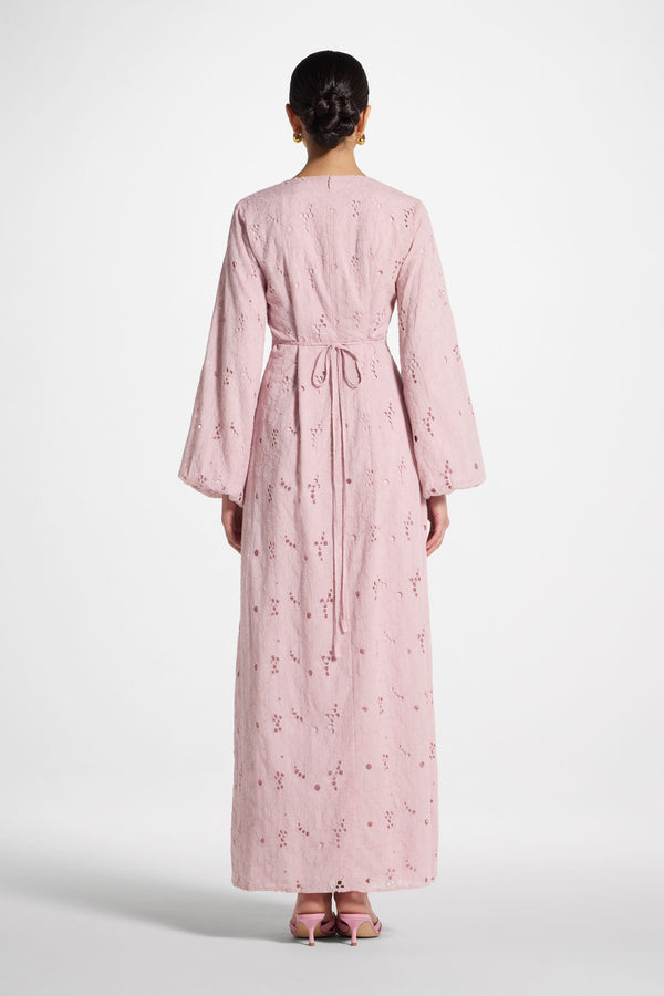 a-line modest maxi dress product info and reviews Eden modest maxi dress in rosewood – JanieLanie