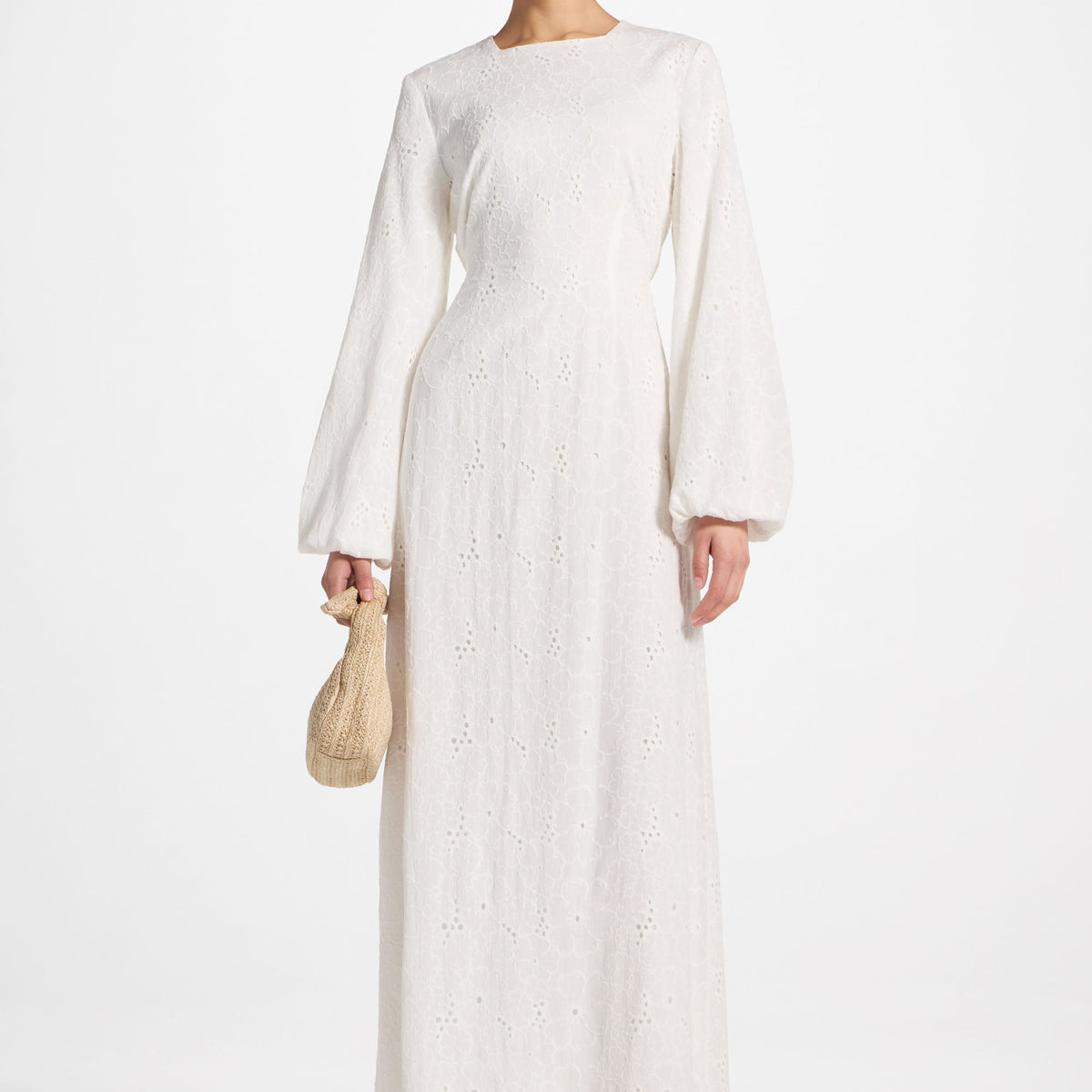 Cotton Eyelet Maxi Dress