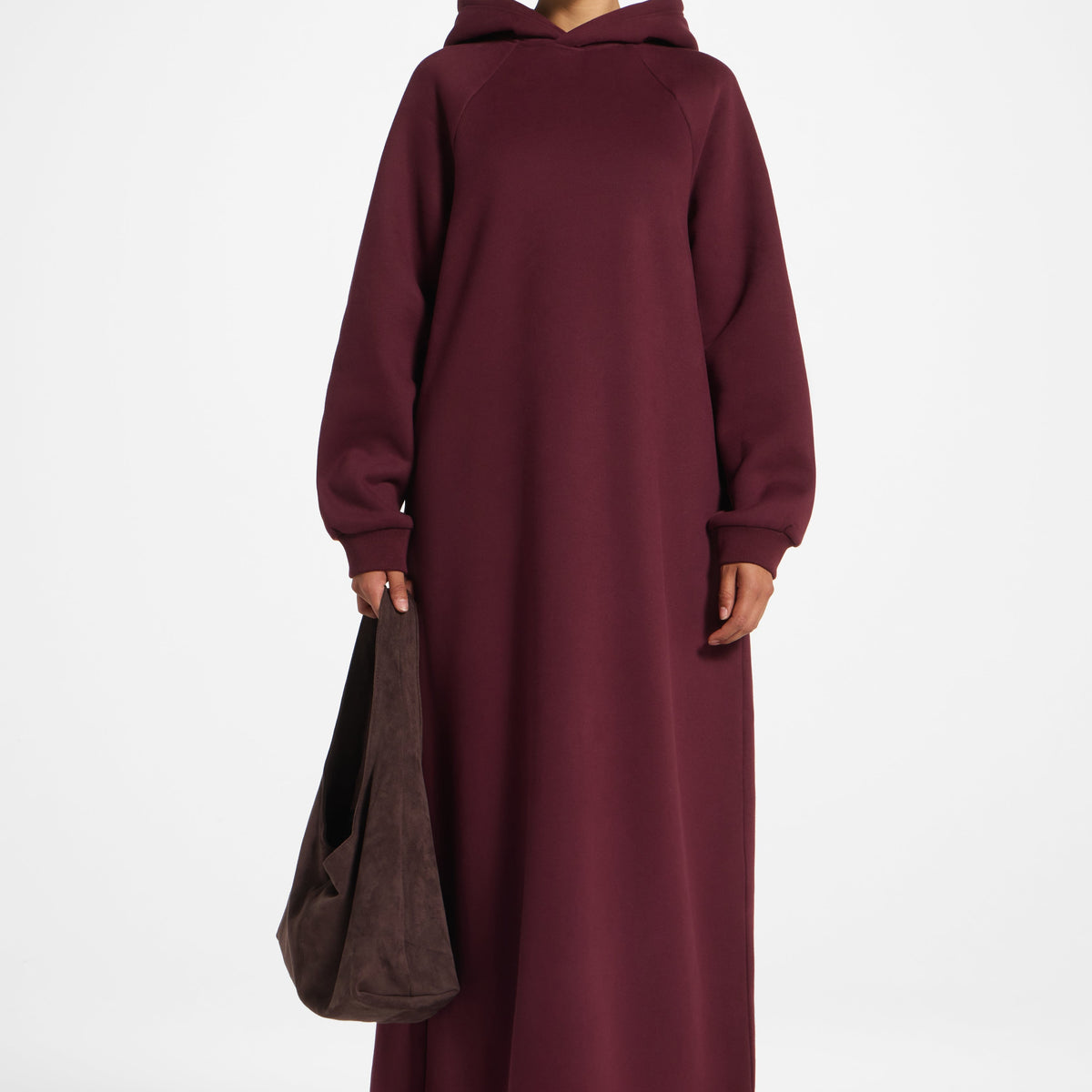 Cotton Hoodie Dress - Toffee