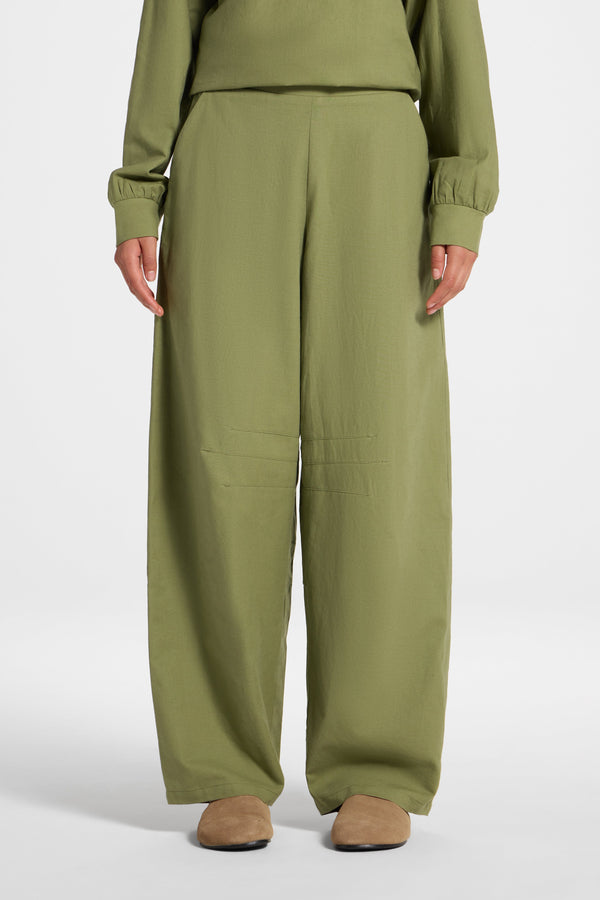 Cotton Linen Barrel Pants - Kalamata Abayas Veiled 