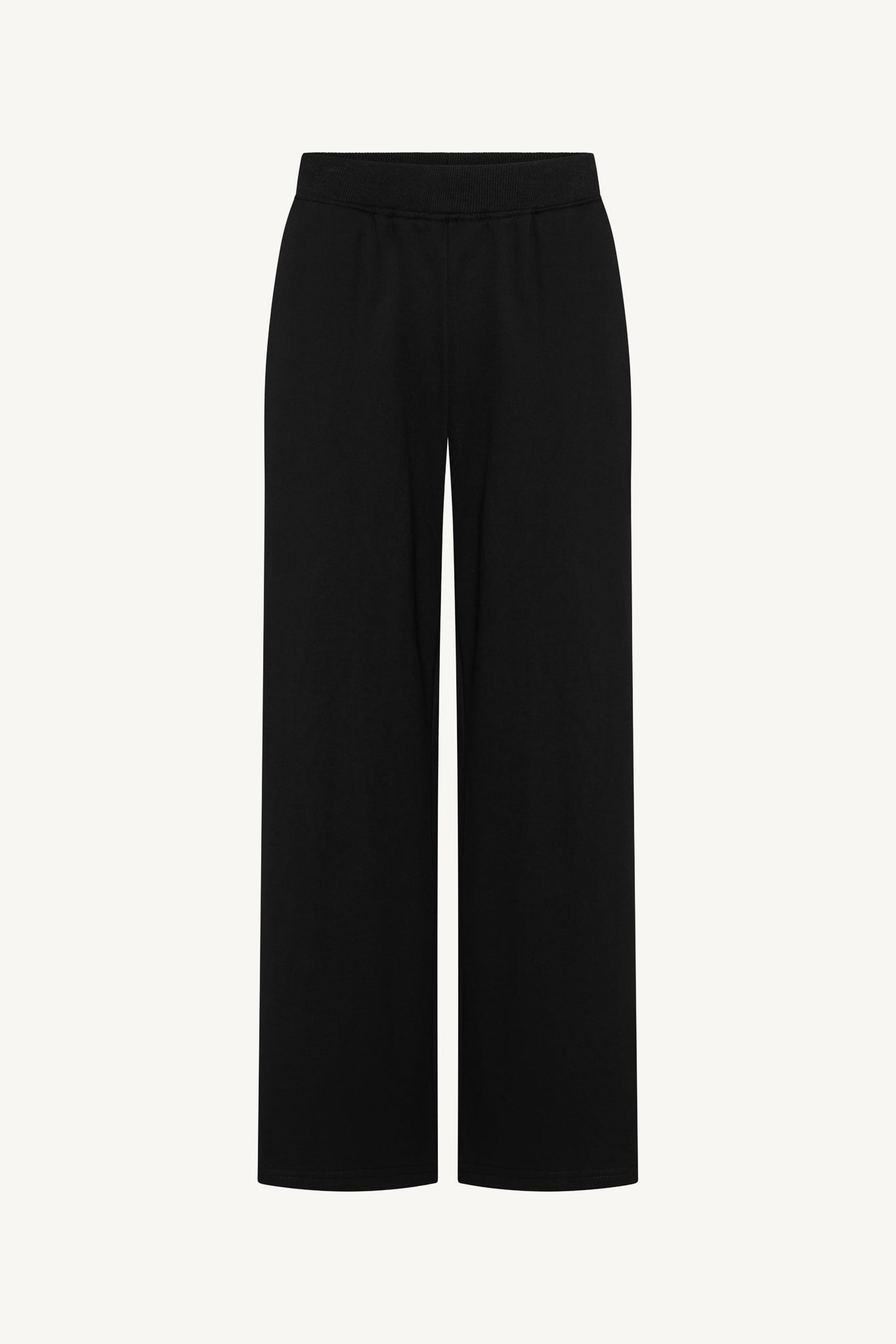 Cotton Wide Leg Pants - Black Abayas Veiled 