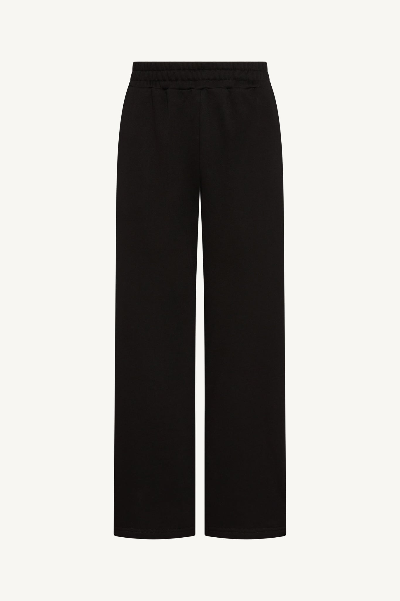 Cotton Wide Leg Sweatpants - Black Abayas Veiled 