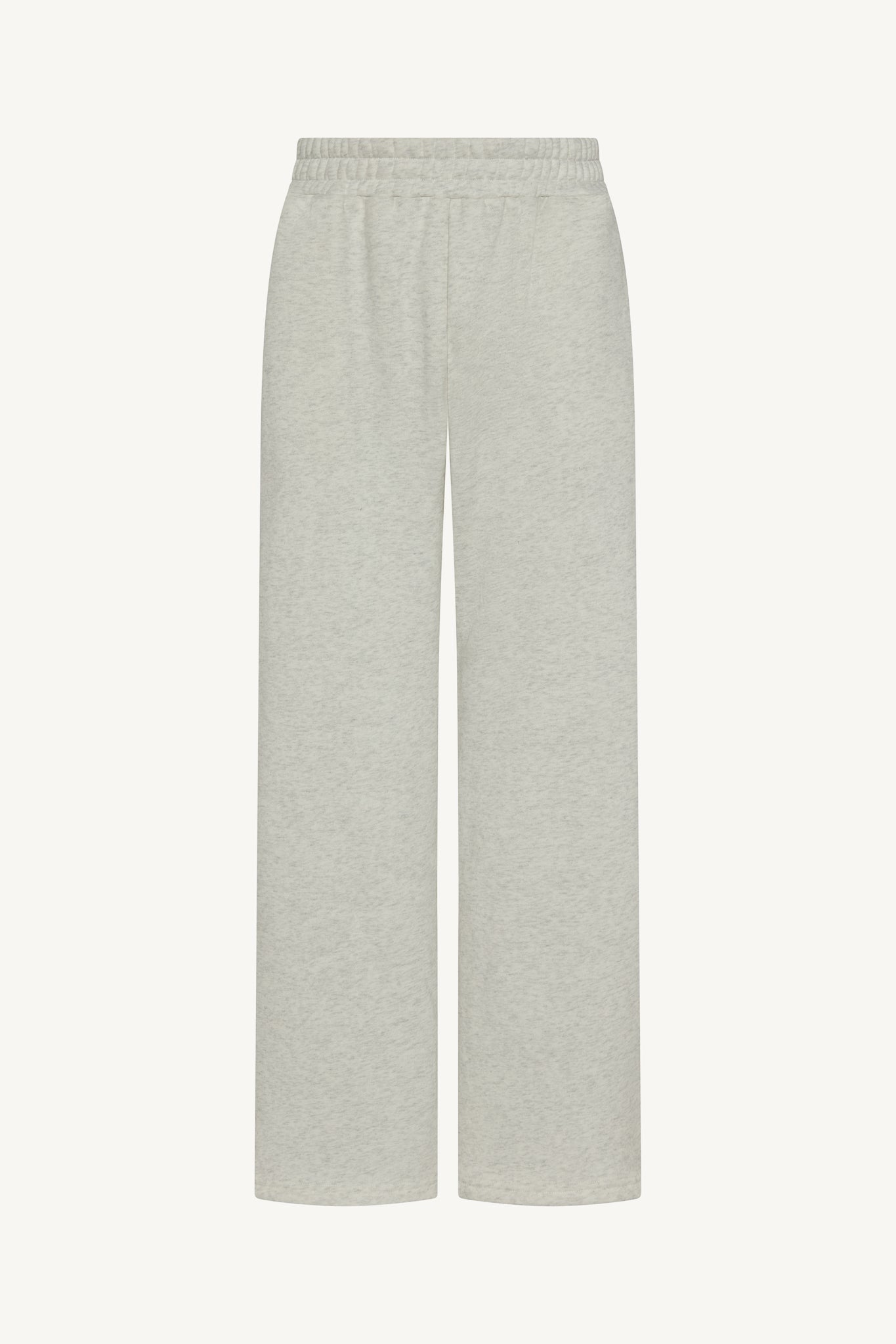 Cotton Wide Leg Sweatpants - Heather Grey Abayas Veiled 