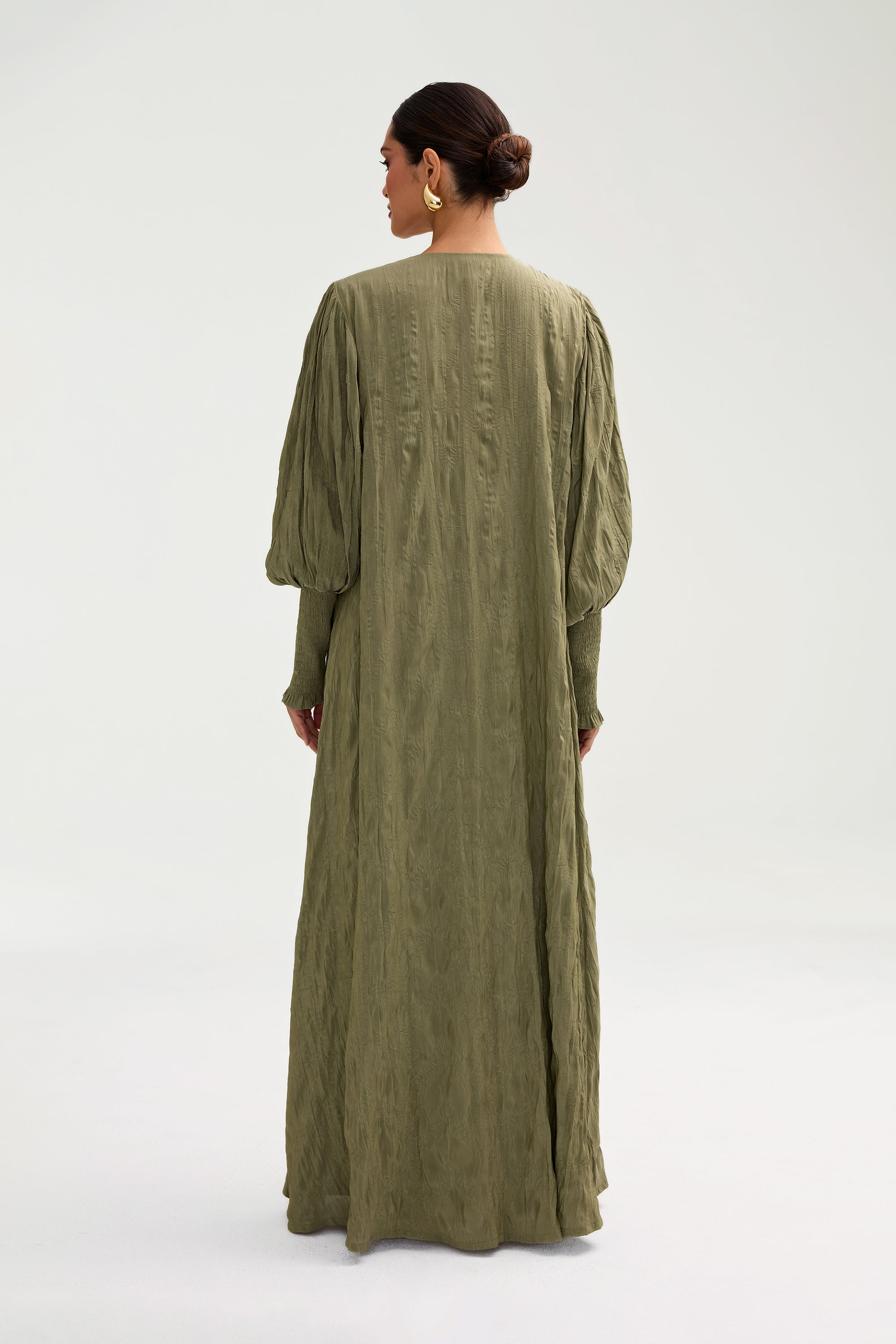 Deena Open Abaya - Sage Clothing Veiled 