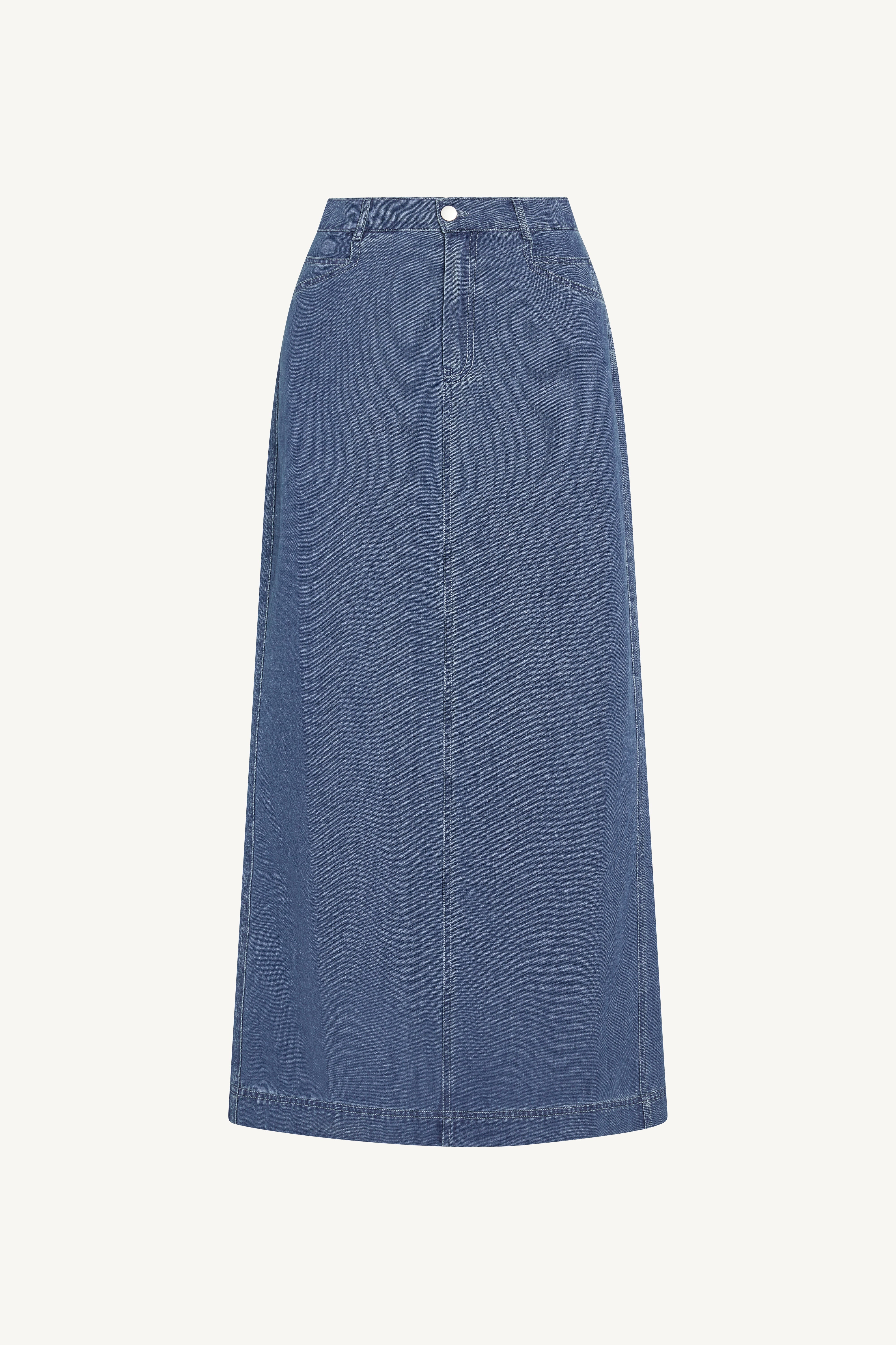 Denim Maxi Skirt Abayas Veiled 