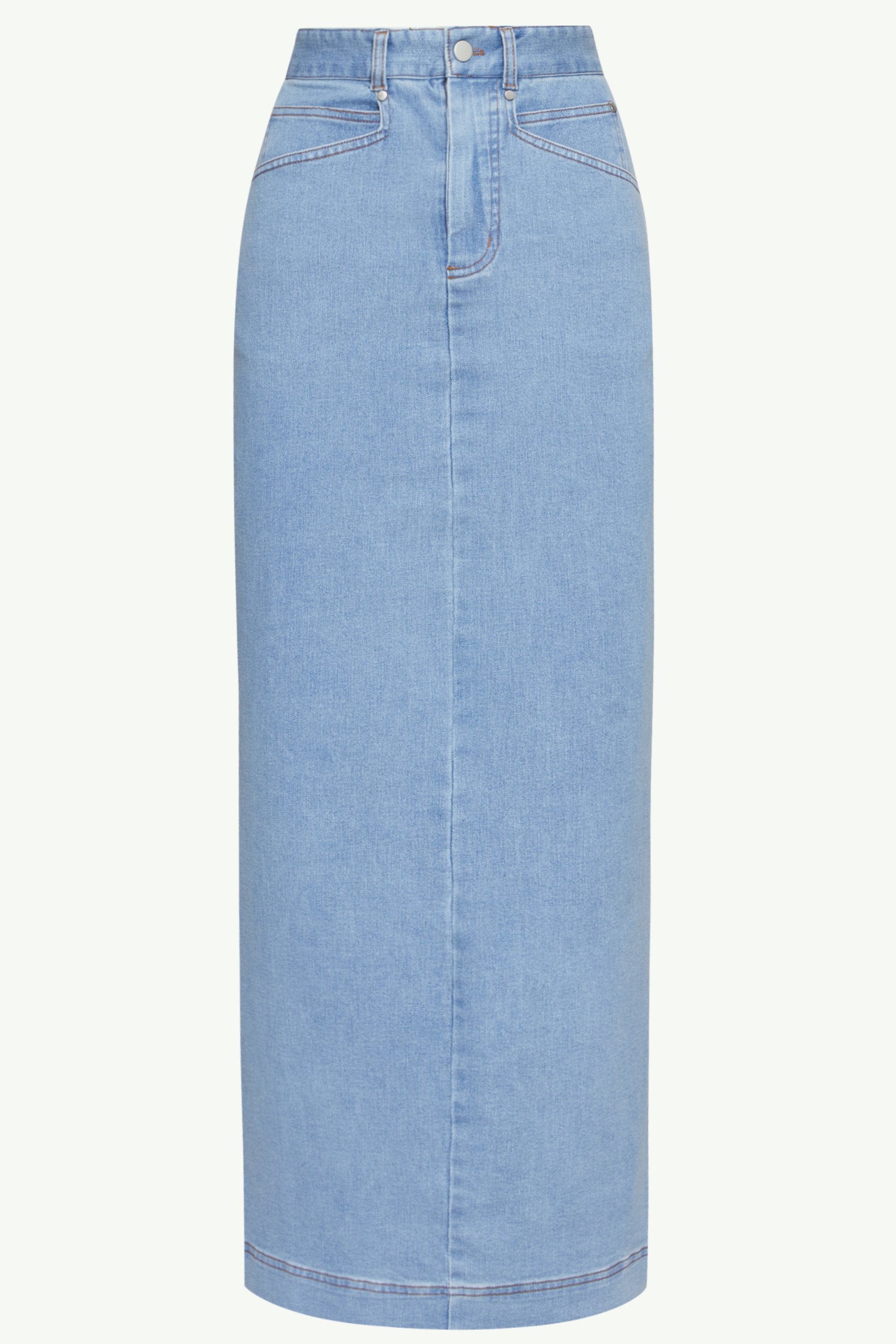 Jean skirt light wash best sale