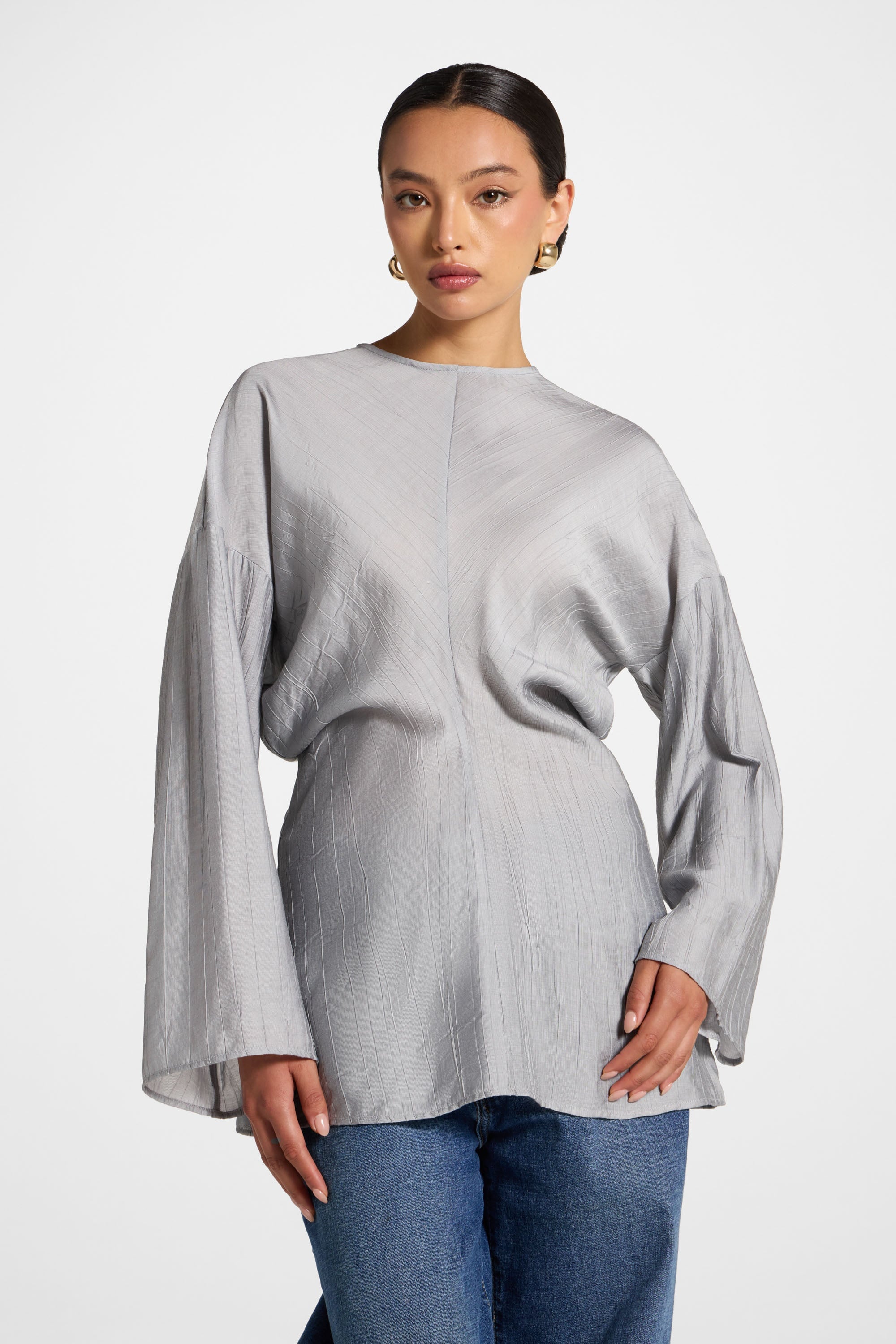 Dolman Sleeve Top - Granite Abayas Veiled 