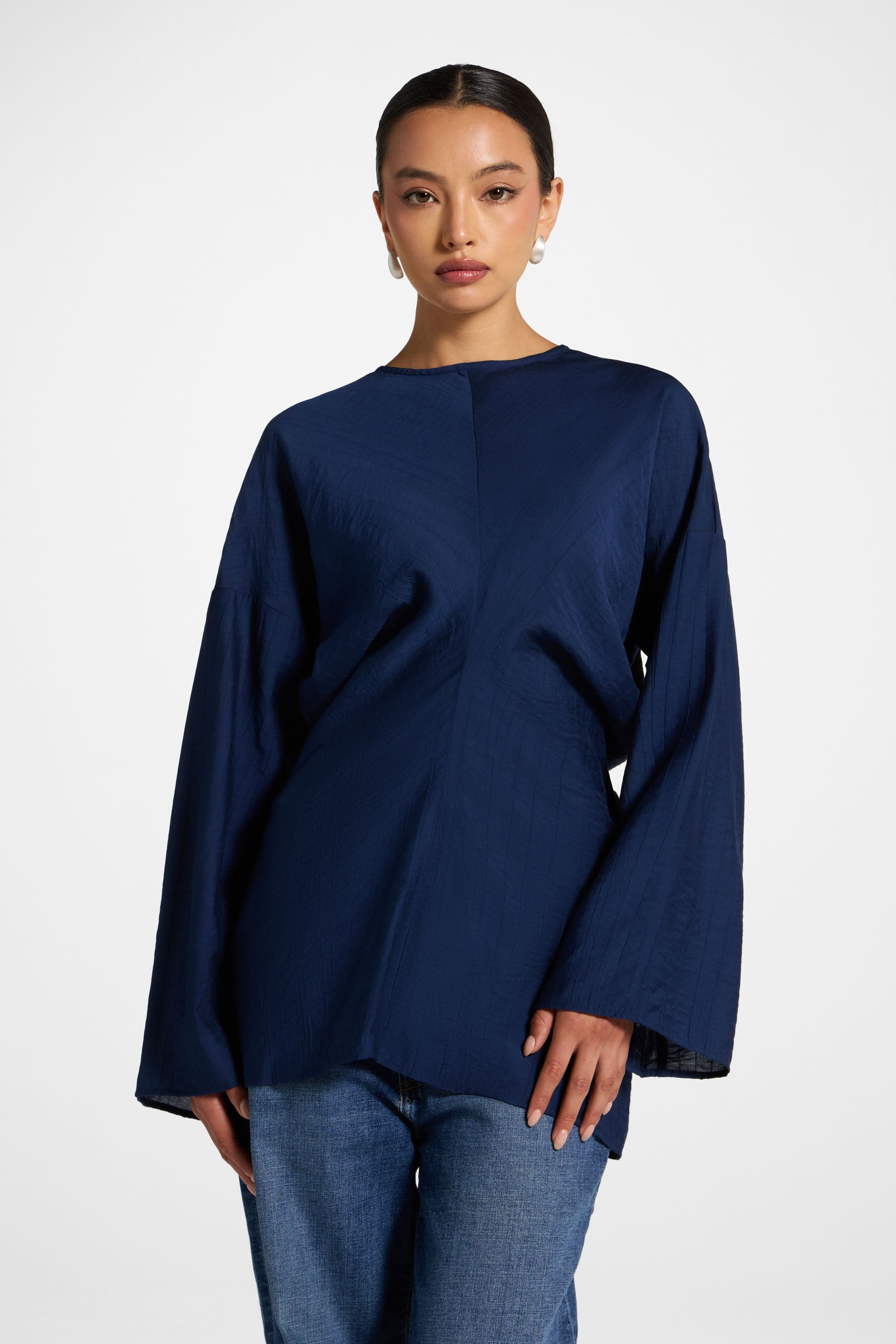 Dolman Sleeve Top - Midnight Abayas Veiled 