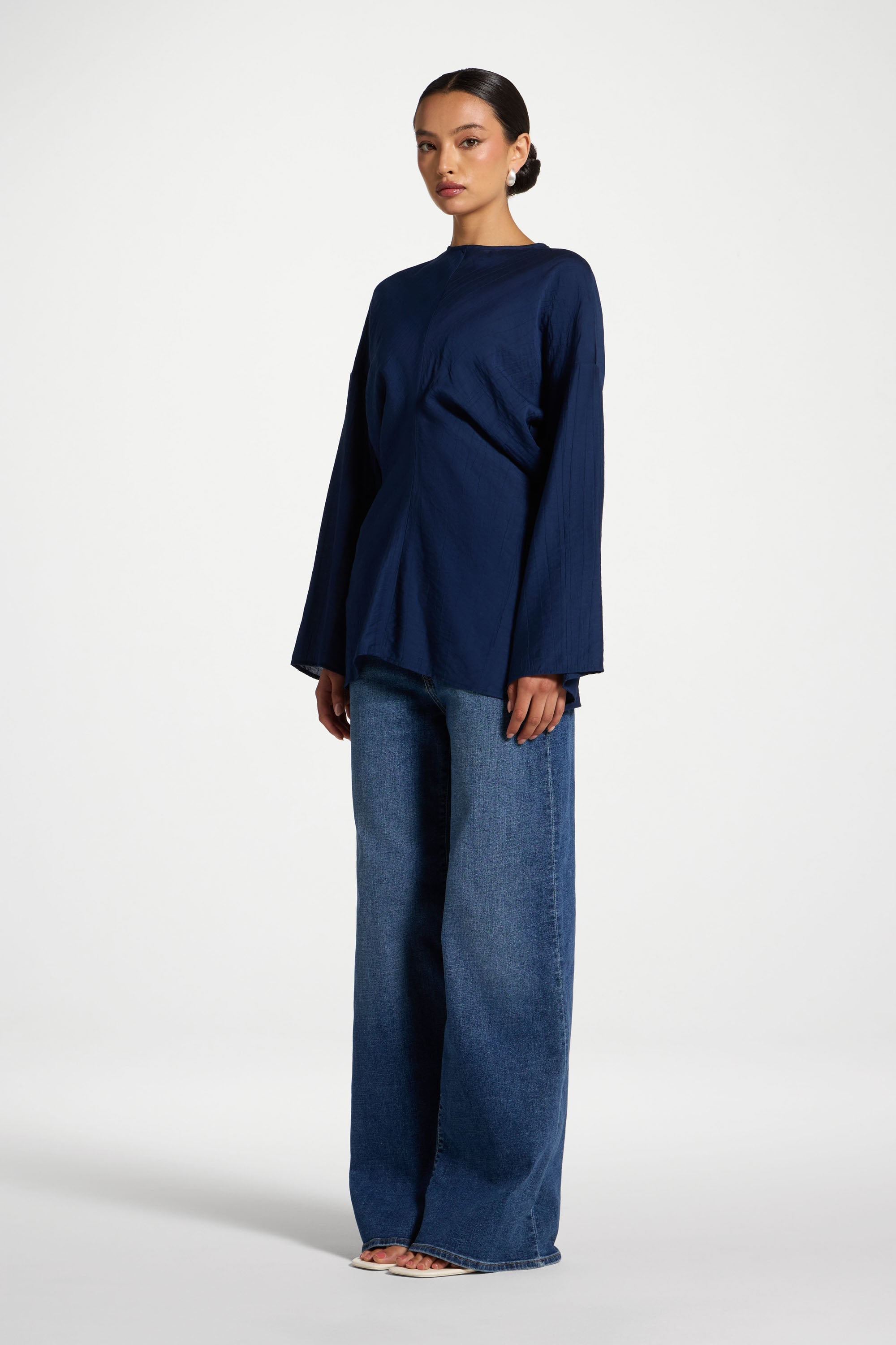 Dolman Sleeve Top - Midnight Abayas Veiled 