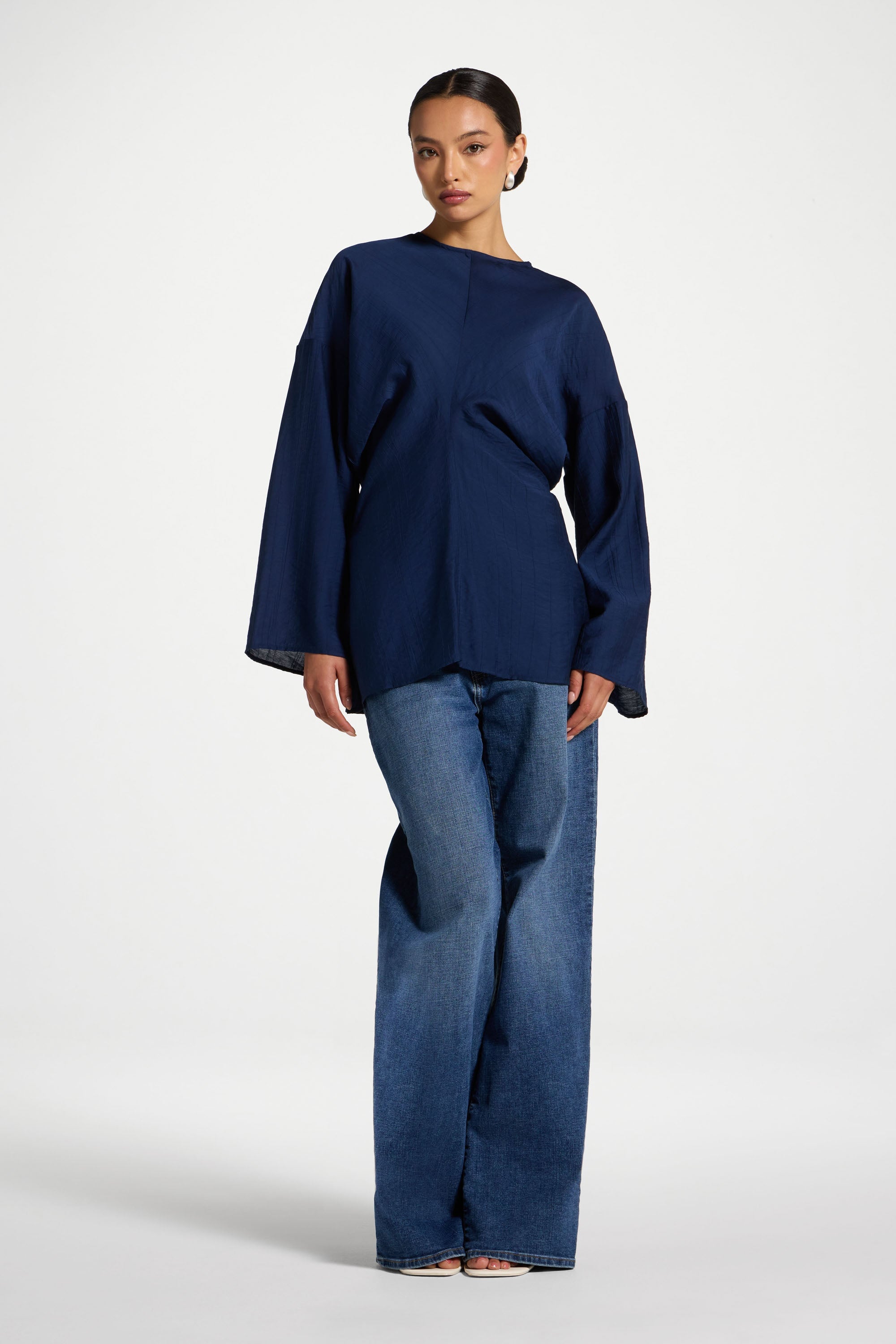 Dolman Sleeve Top - Midnight Abayas Veiled 