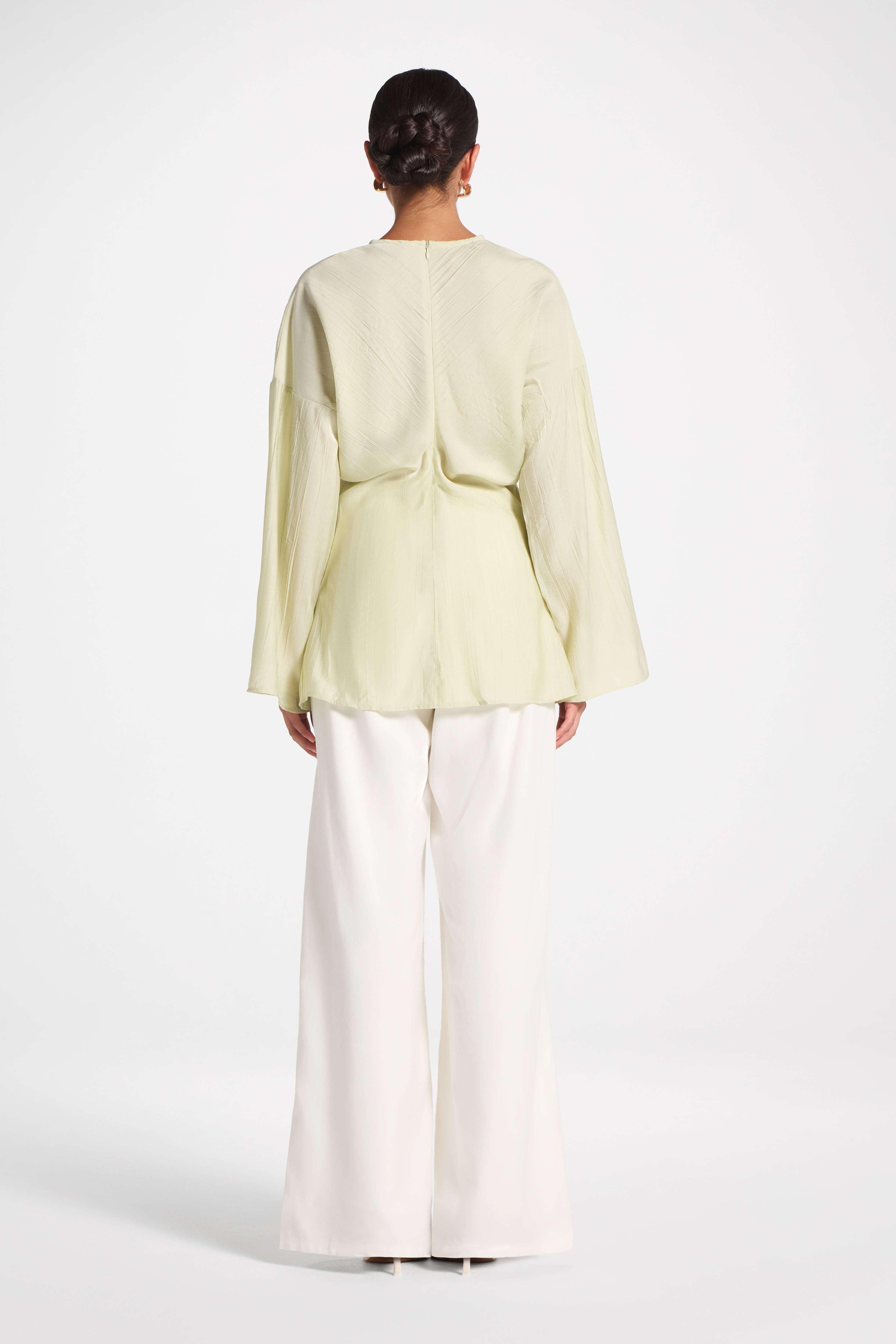 Dolman Sleeve Top - Pistachio Veiled 