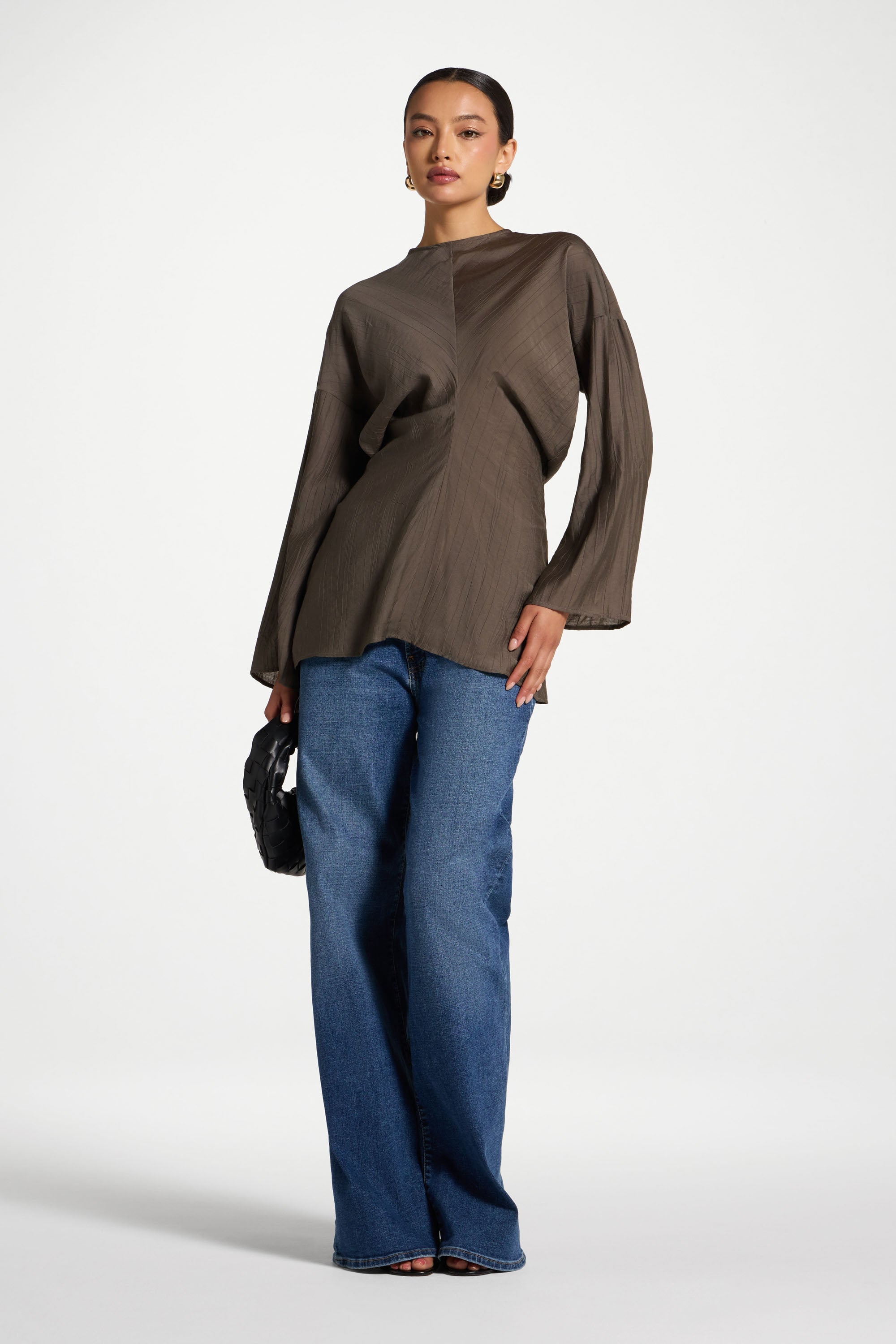 Dolman Sleeve Top - Vetiver Abayas Veiled 