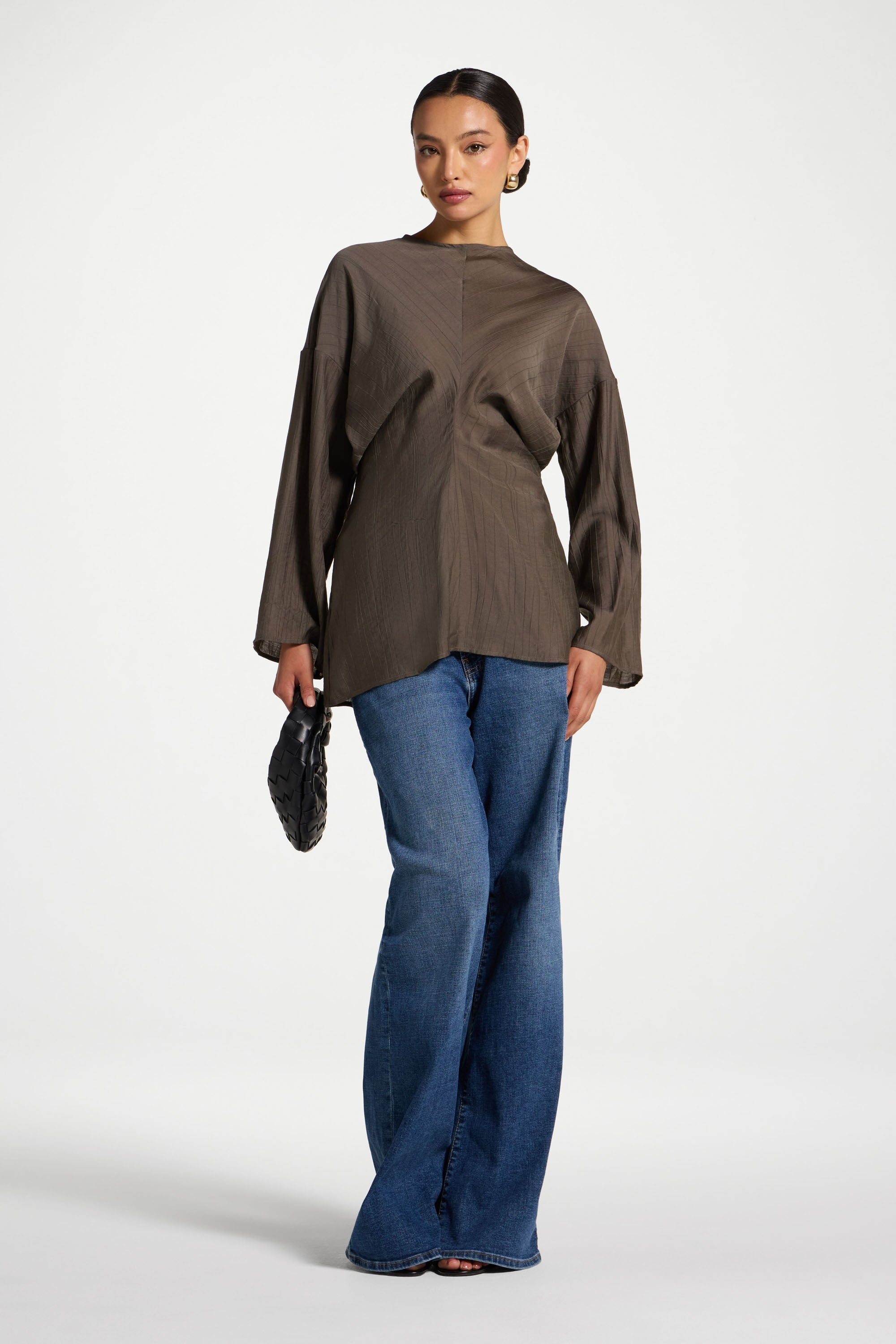 Dolman Sleeve Top - Vetiver Abayas Veiled 