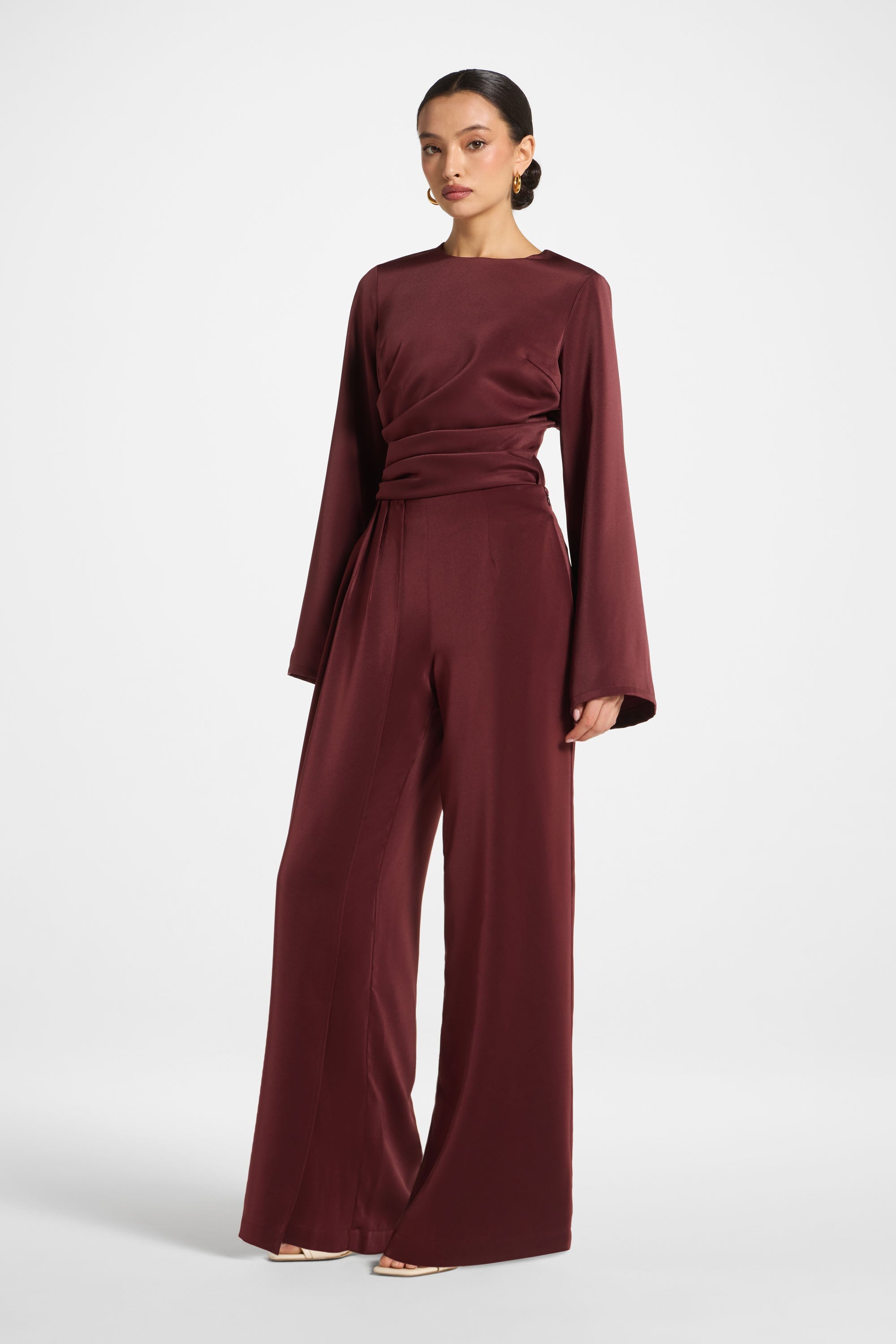Drape Pants - Fig Abayas Veiled 