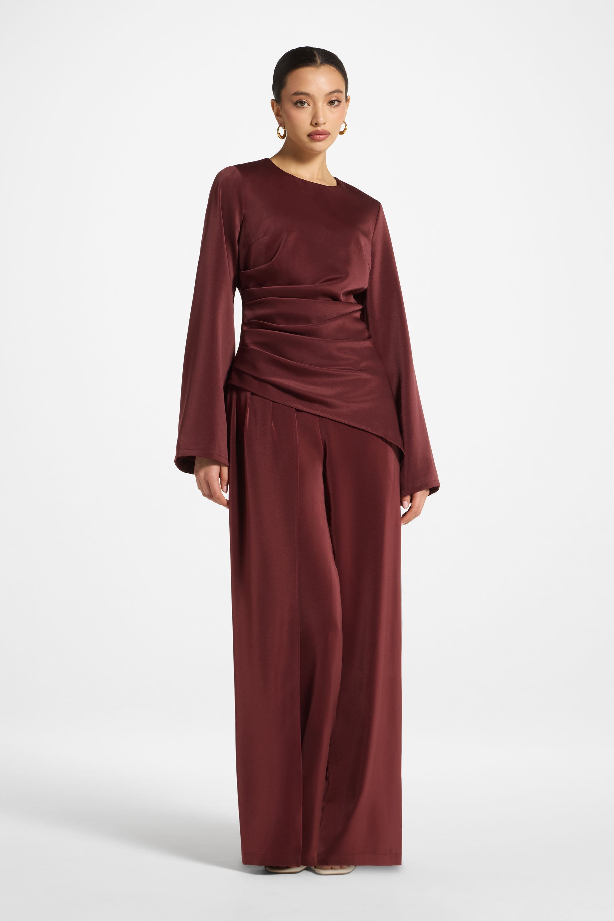 Drape Pants - Fig Abayas Veiled 