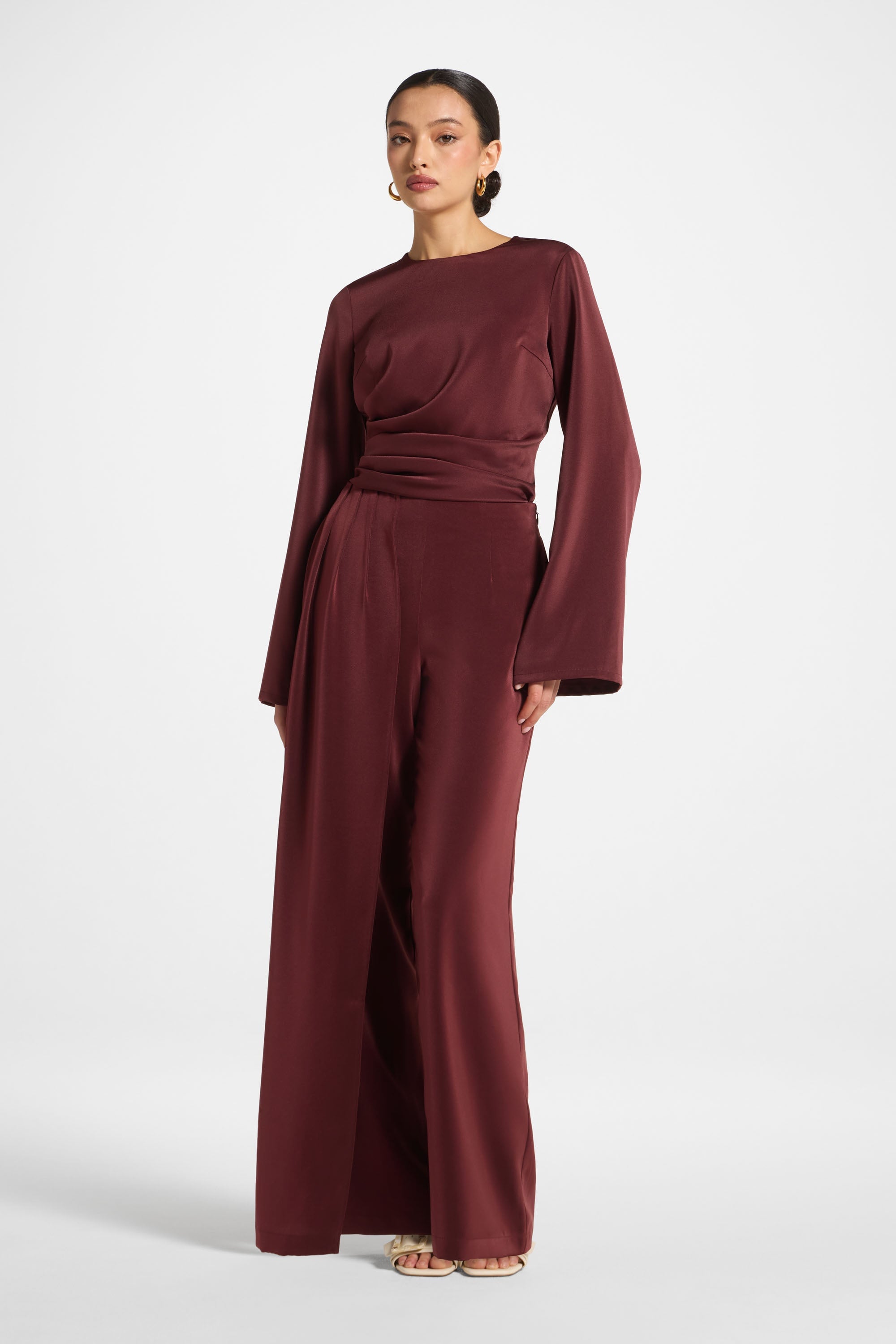 Drape Pants - Fig Abayas Veiled 
