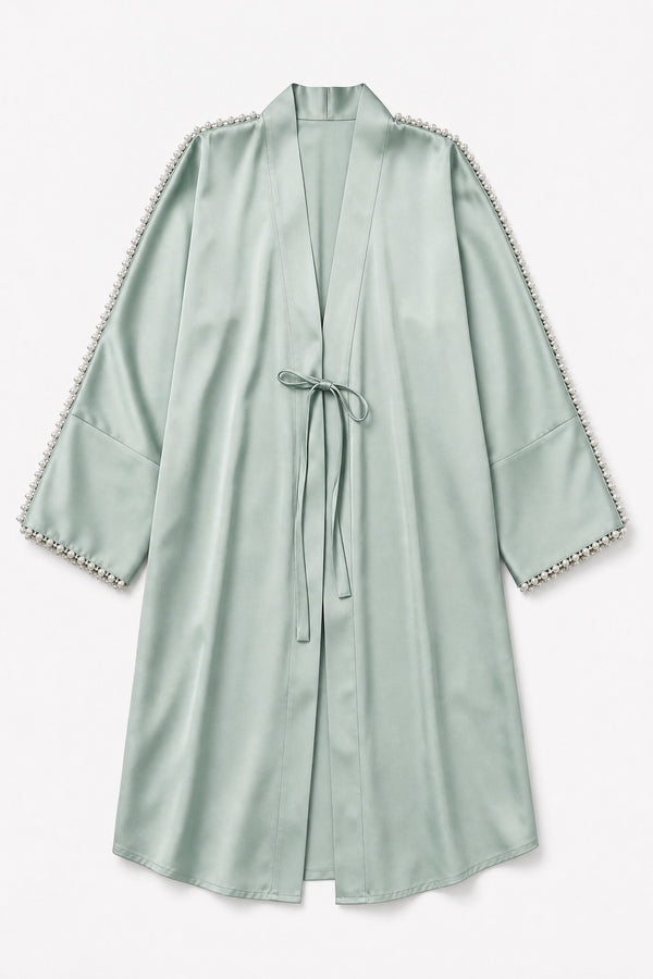 embellished abaya - sage (girls) Abayas Veiled 