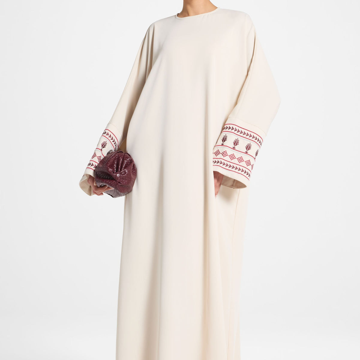 Embroidered Abaya Dress
