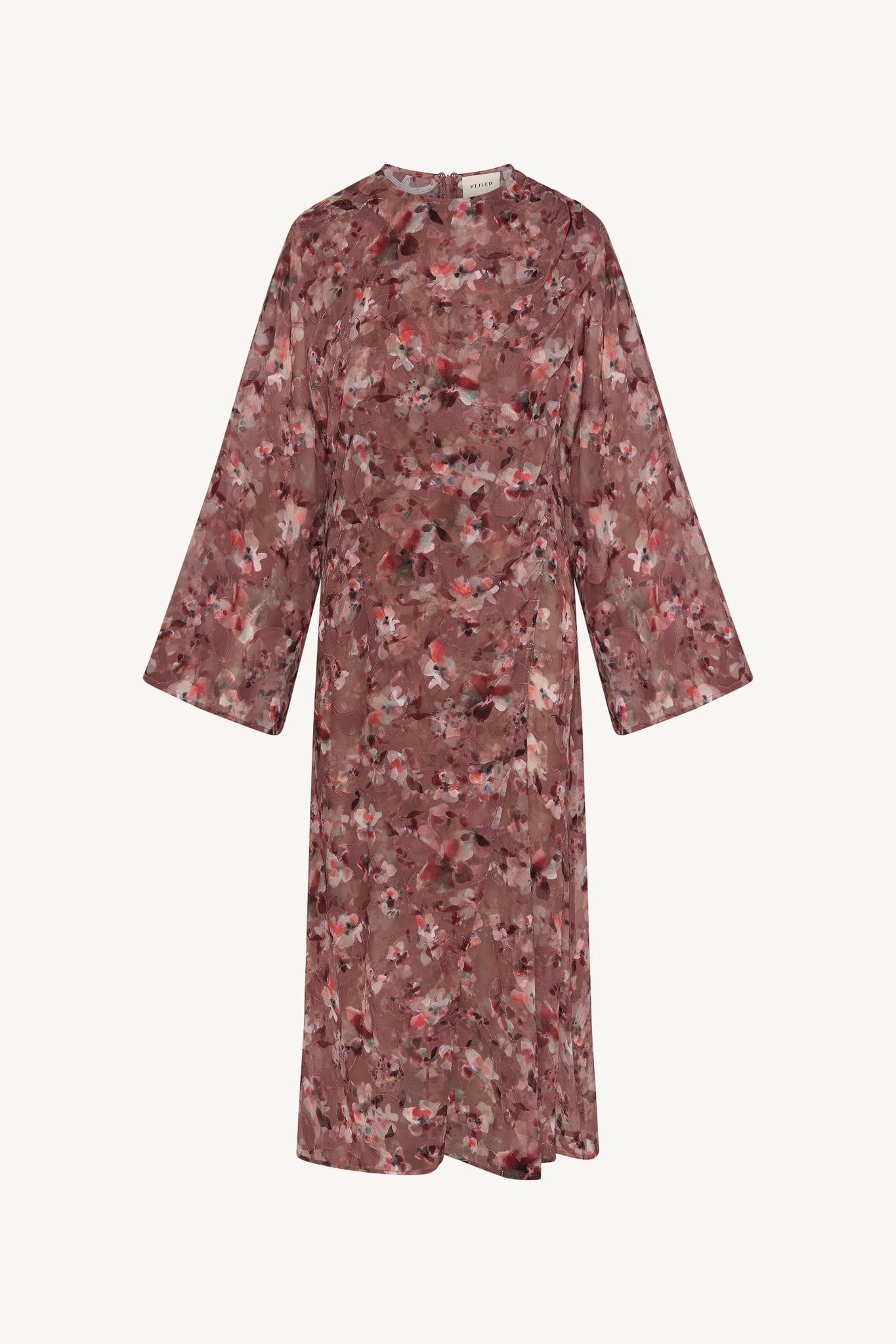 Embroidered Maxi Top - Desert Mauve Abayas Veiled 