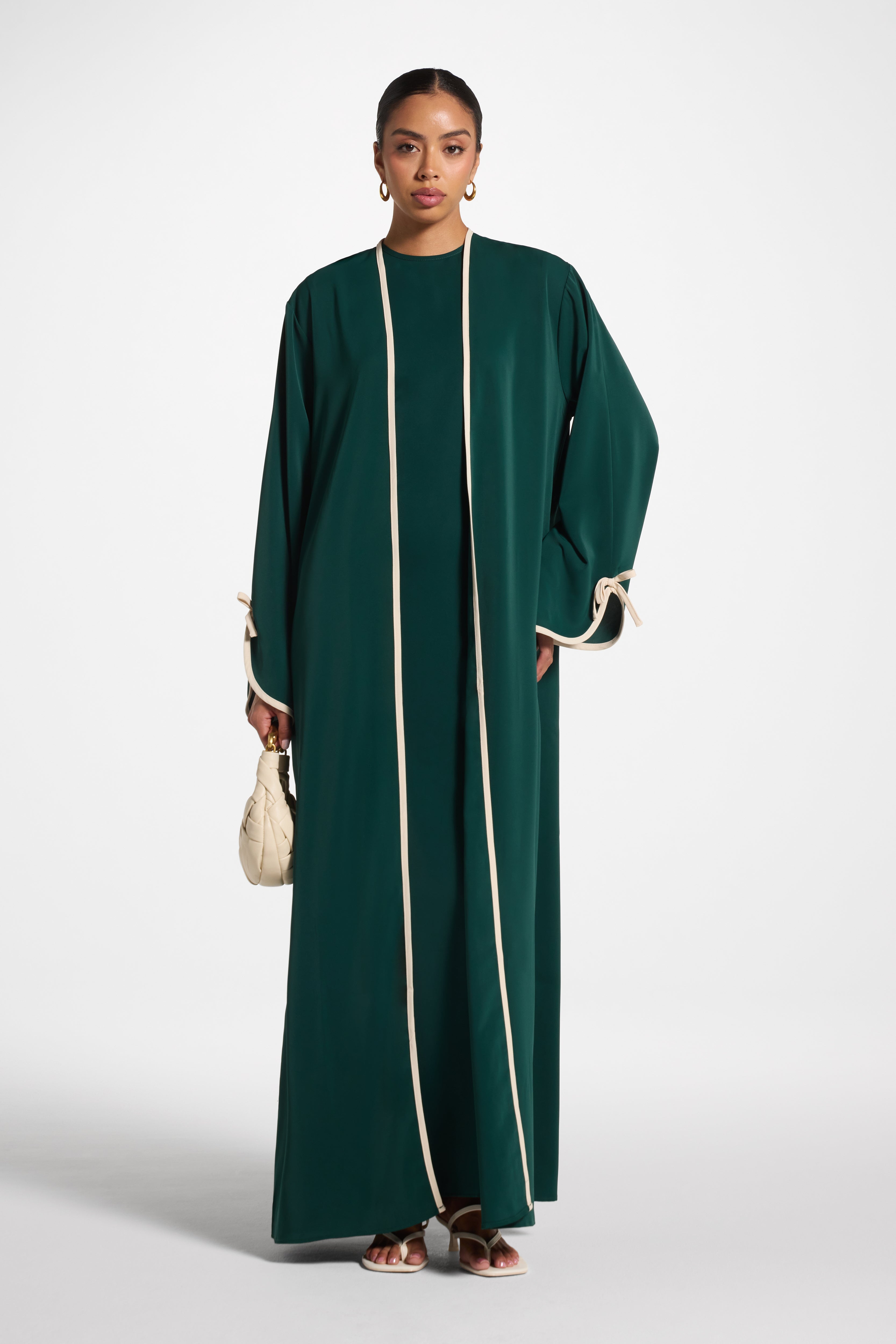 Esra Abaya & Dress Set - Forest Abayas Veiled 