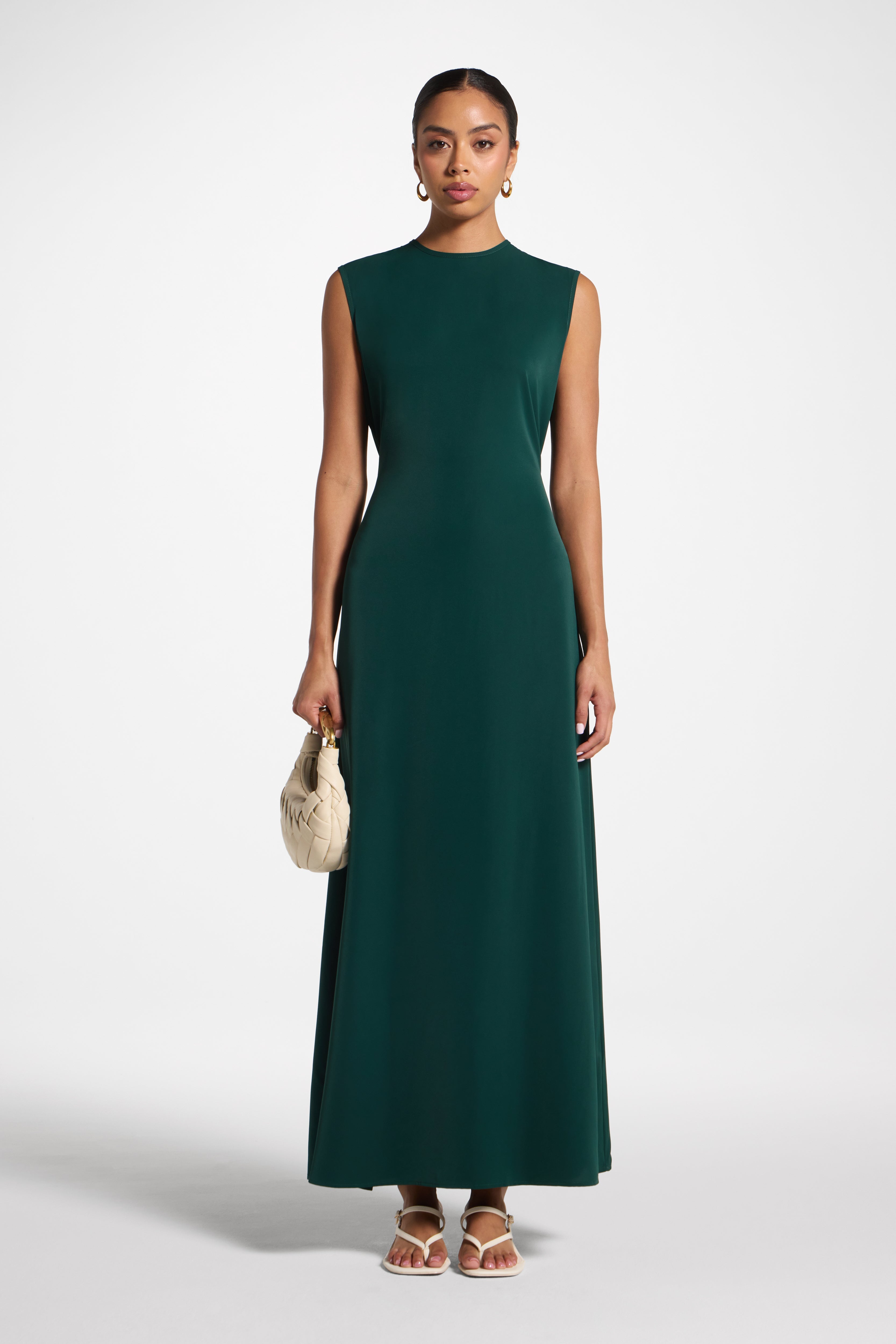 Esra Abaya & Dress Set - Forest Abayas Veiled 