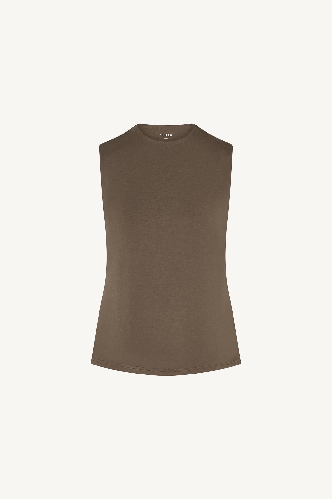 Essential Bamboo Tank Top - Coffee Abayas Veiled 