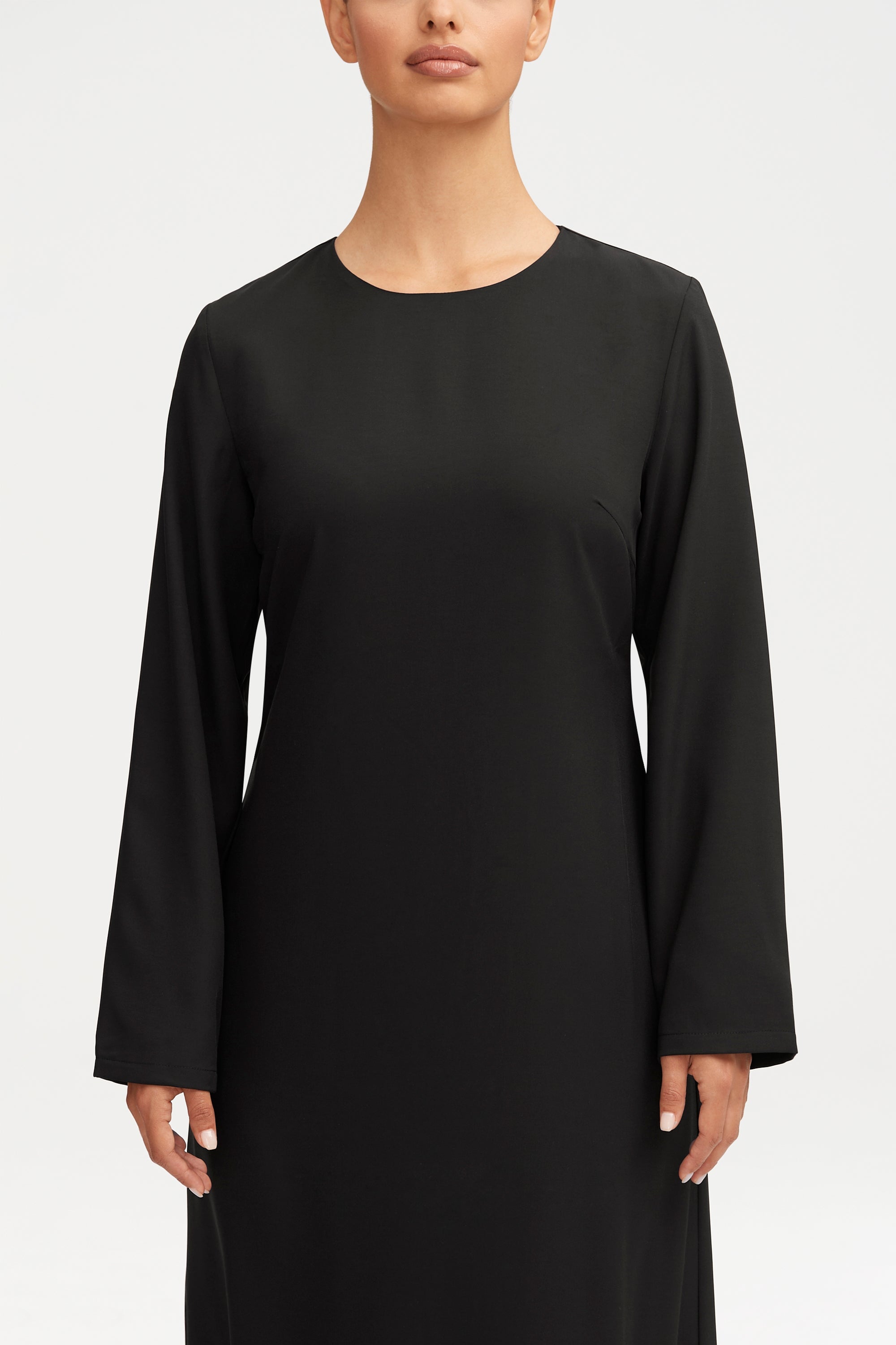 Essential Basic Maxi Dress - Black Clothing saigonodysseyhotel 