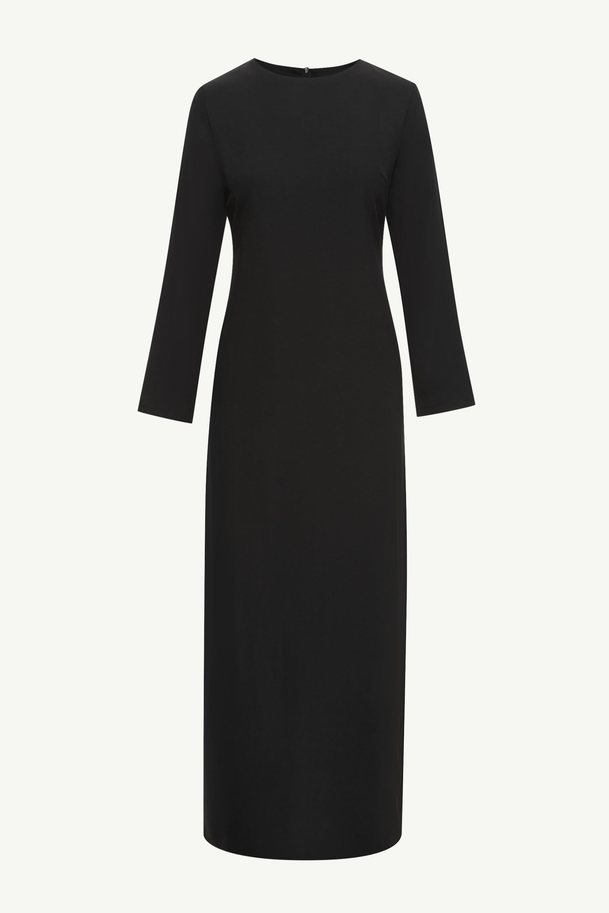 Essential Basic Maxi Dress - Black Clothing Veiled 