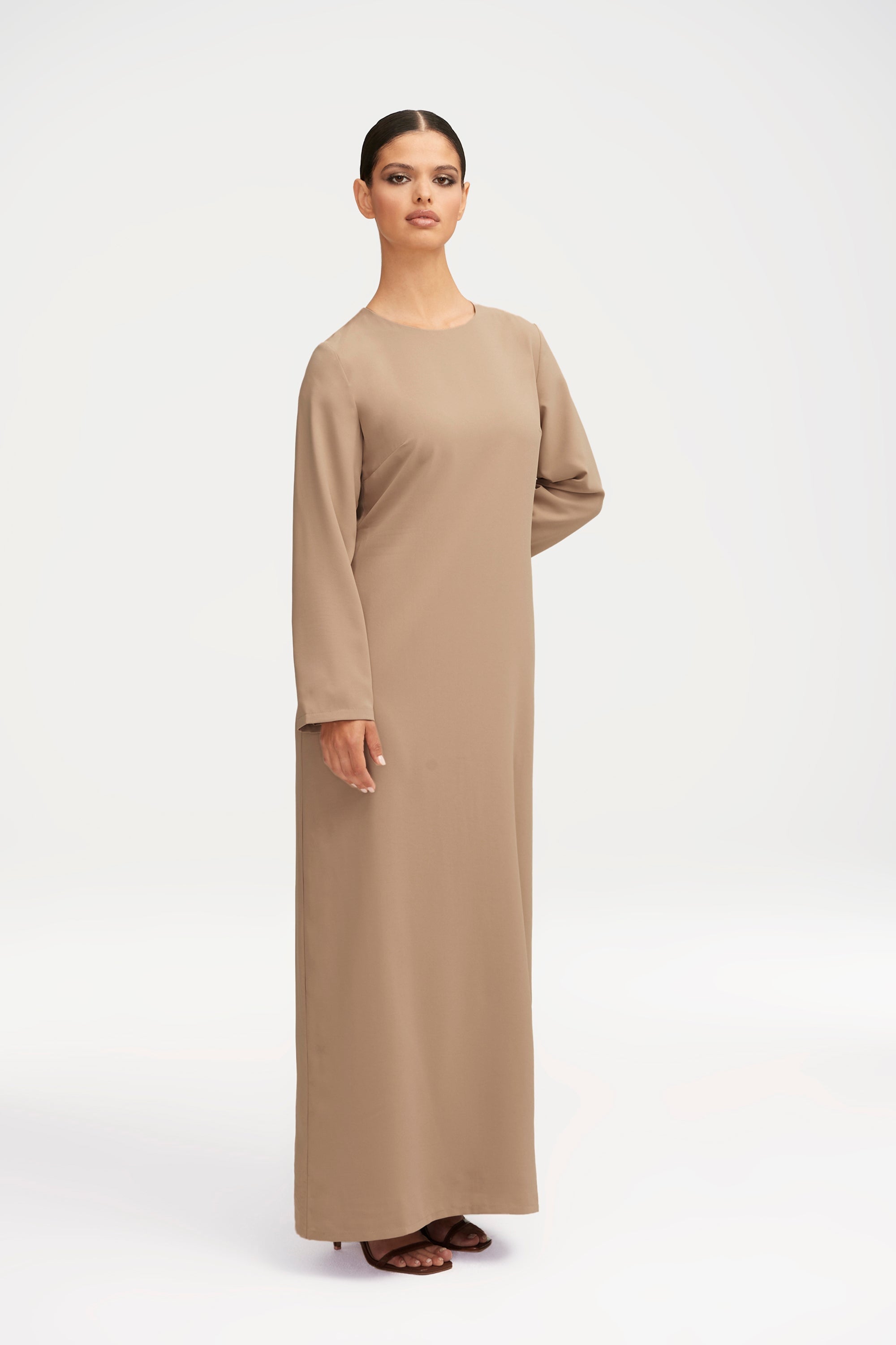 Essential Basic Maxi Dress - Caffe Clothing Veiled 