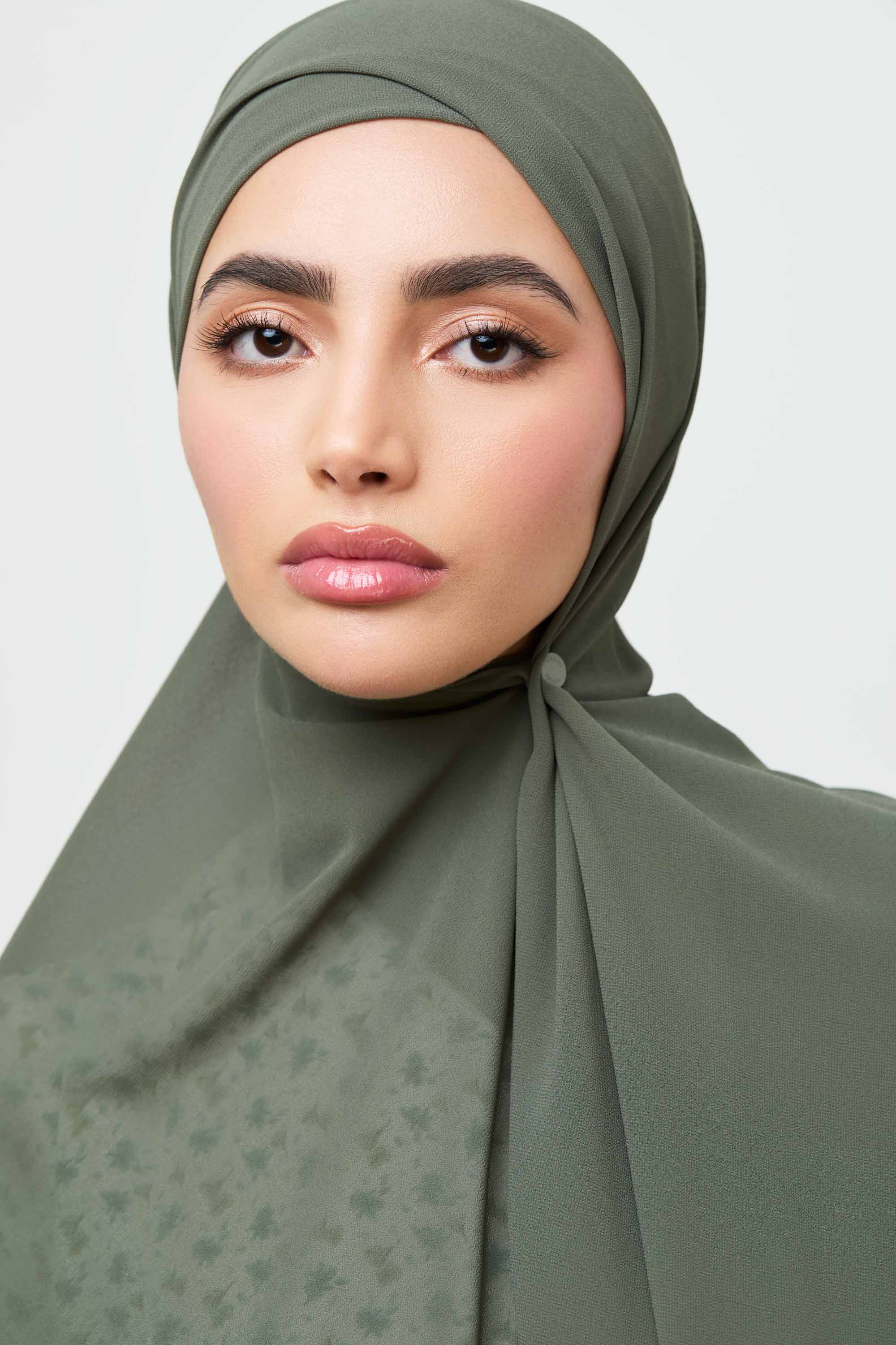 Essential Chiffon Hijab - Agave Green Accessories Veiled 
