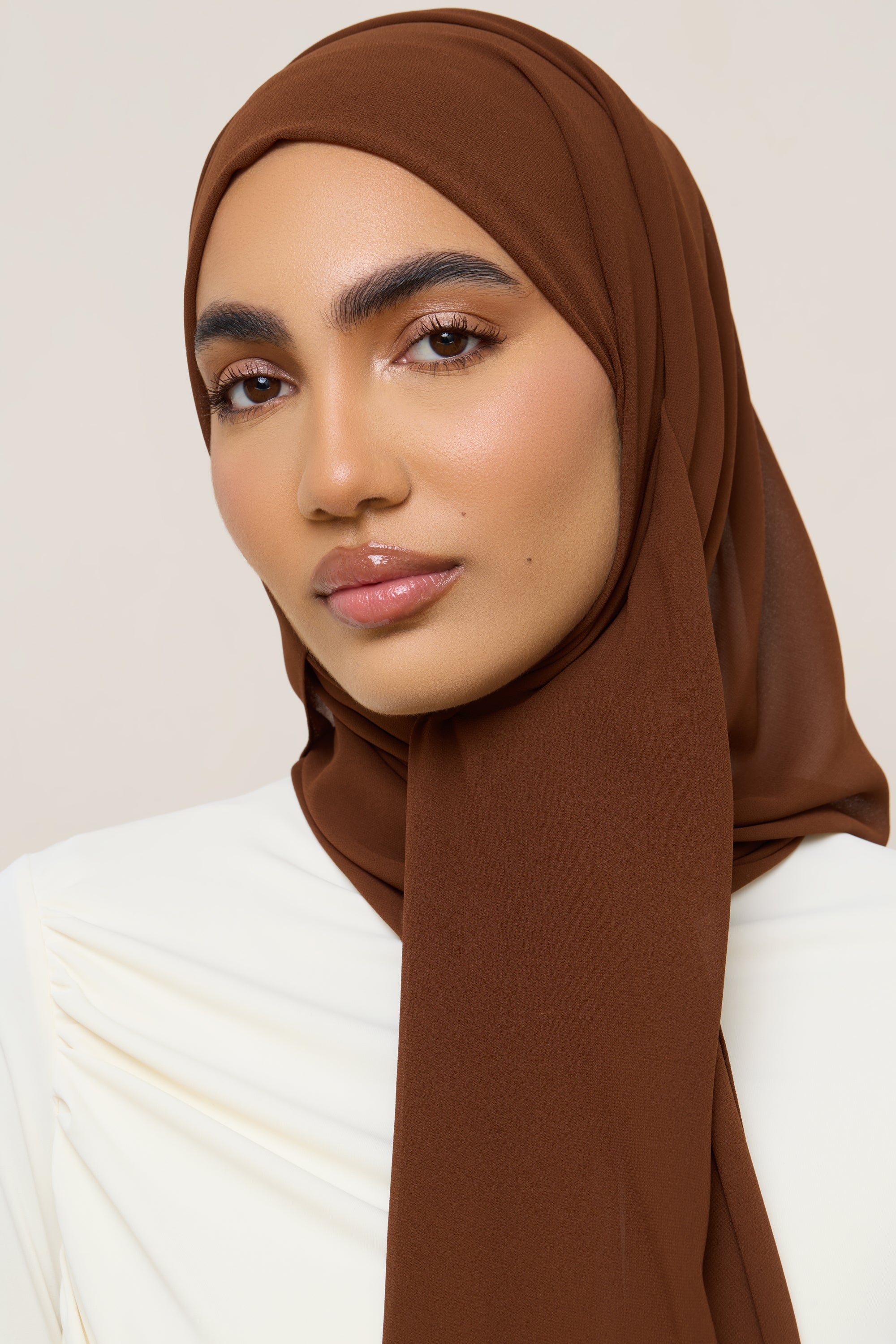 Essential Chiffon Hijab - Caramel Hijabs Veiled 