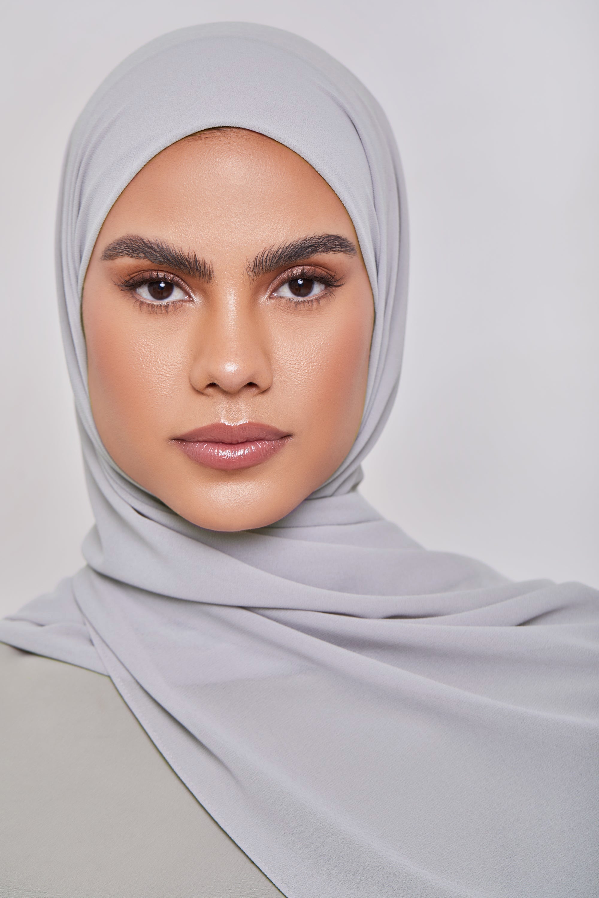 Essential Chiffon Hijab - Cool Grey Hijabs Veiled Collection 